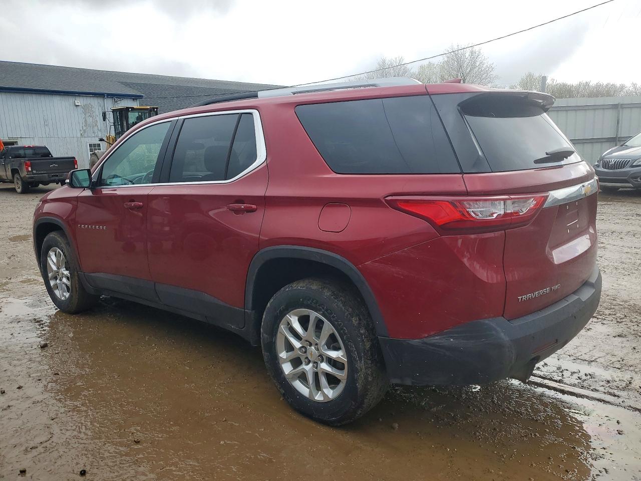 2018 Chevrolet Traverse Lt Red vin: 1GNEVGKW6JJ140588