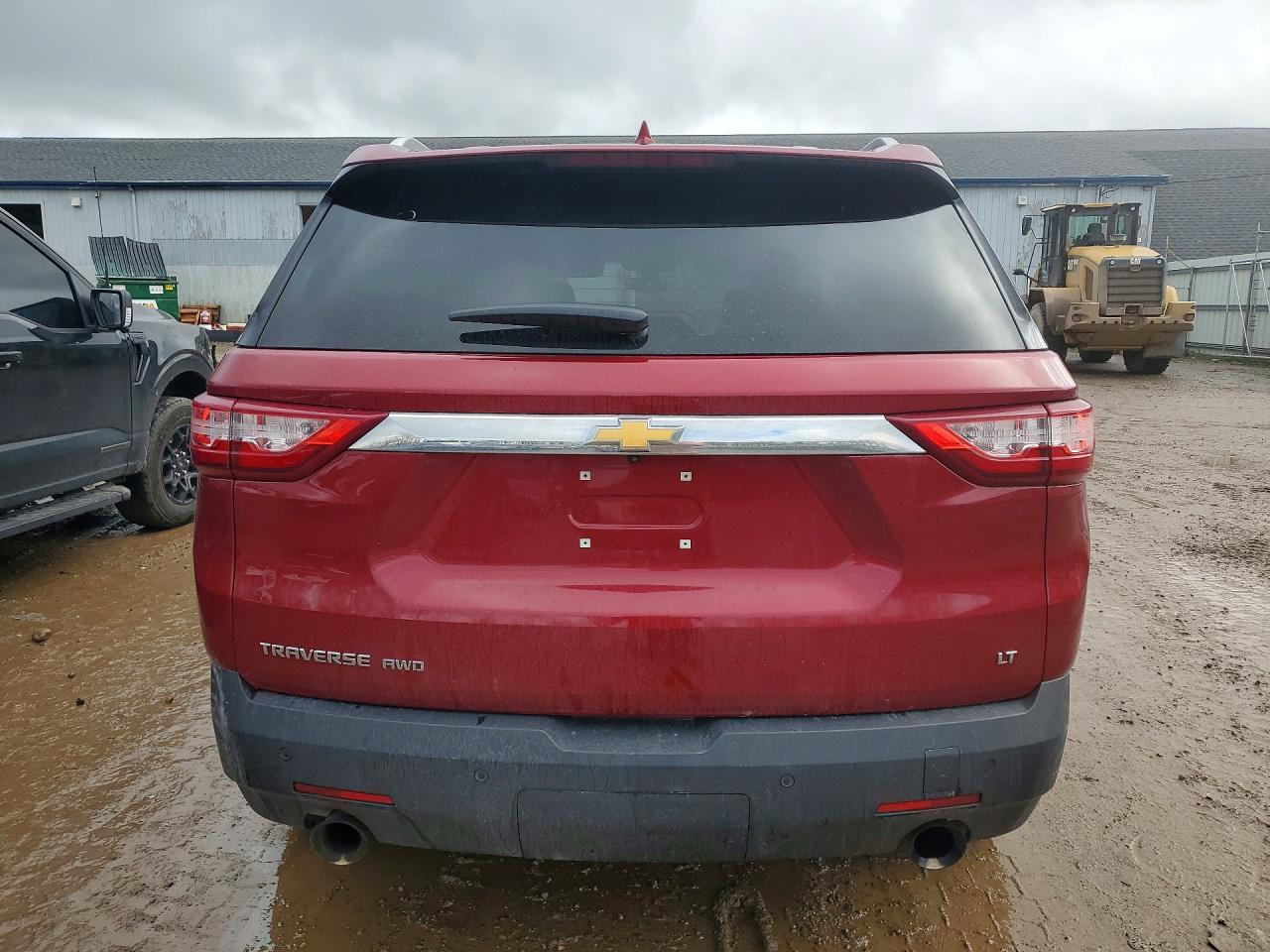2018 Chevrolet Traverse Lt Red vin: 1GNEVGKW6JJ140588