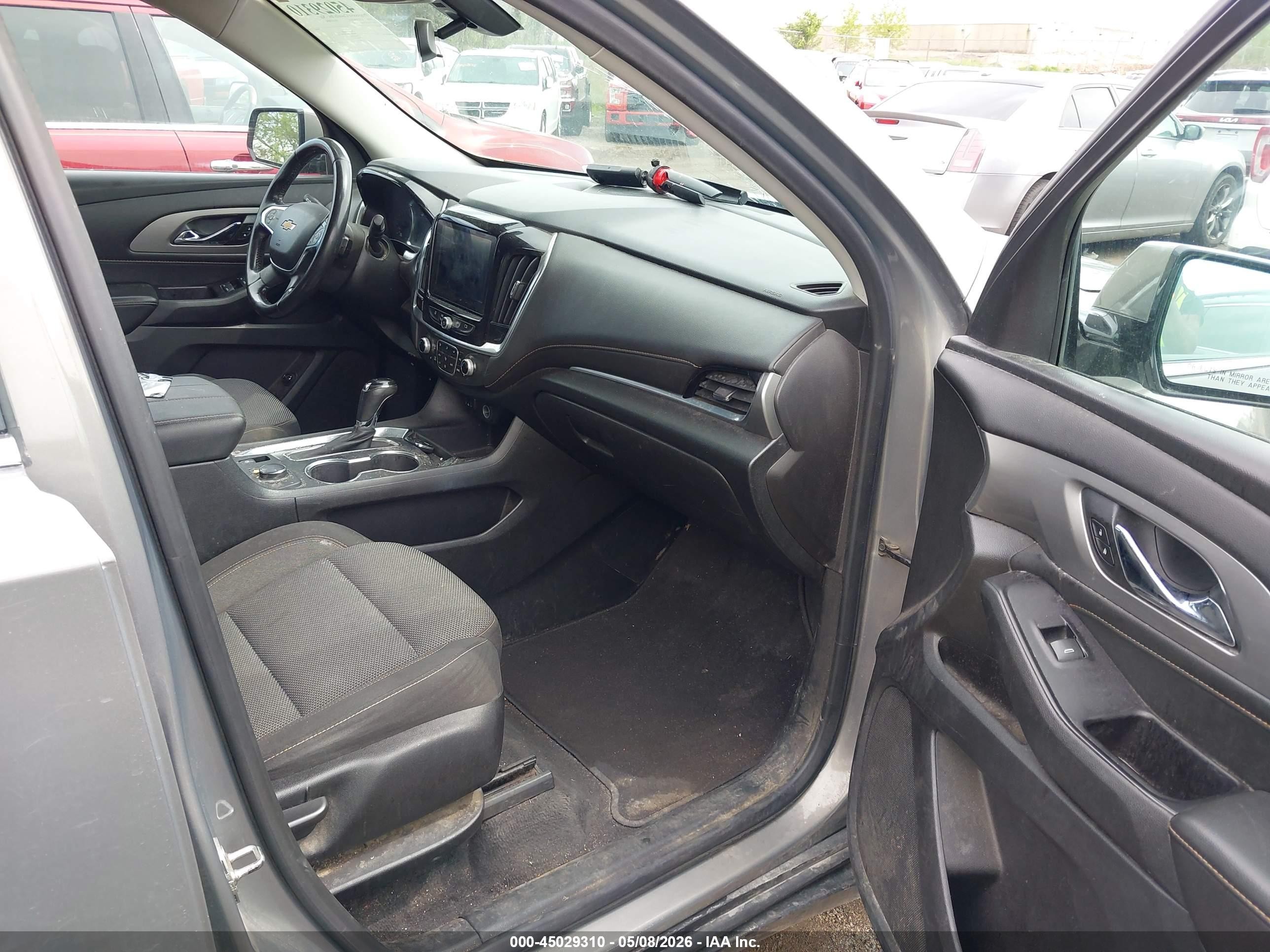 2019 Chevrolet Traverse 1lt Gray vin: 1GNEVGKW6KJ187797