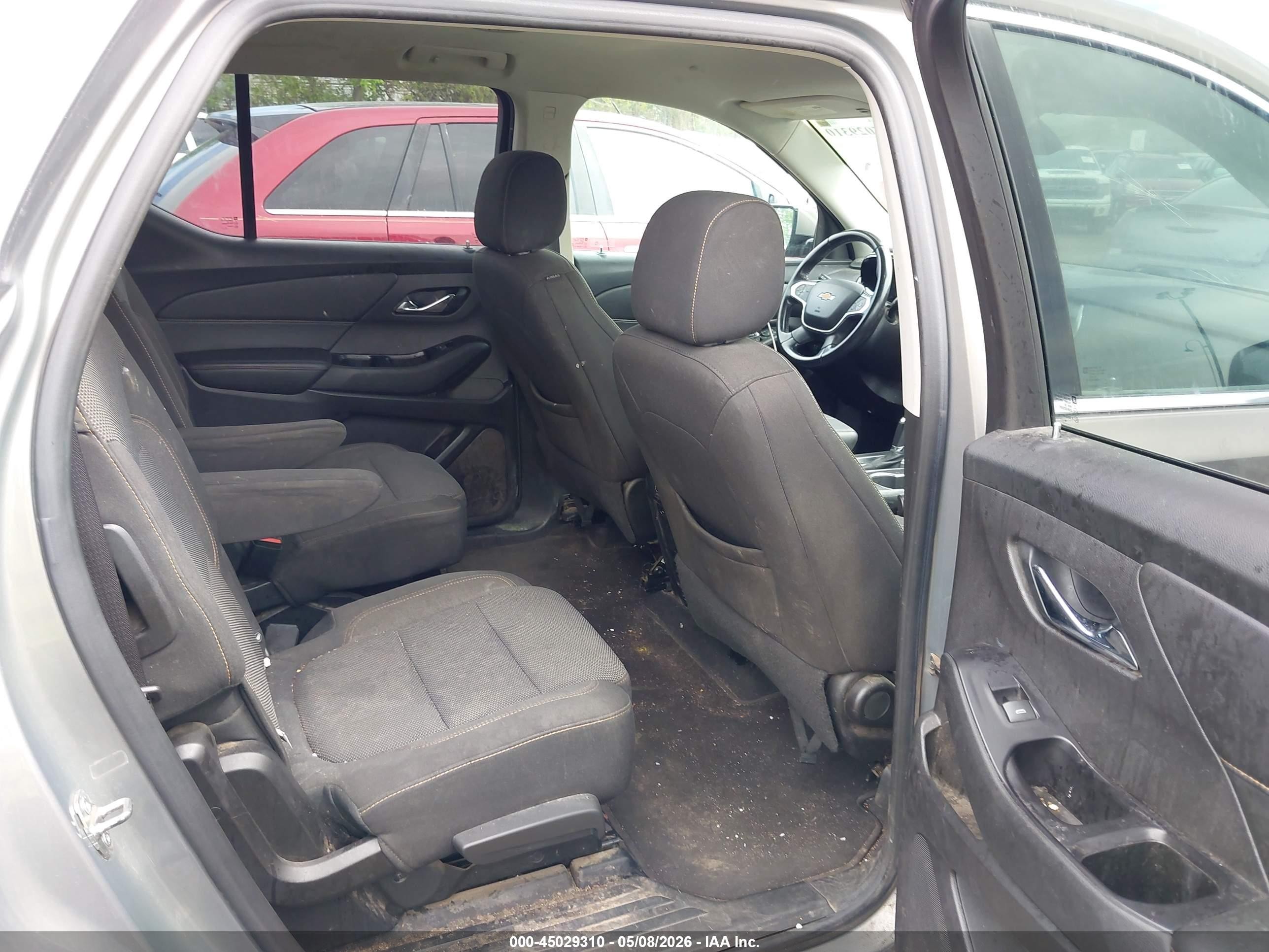 2019 Chevrolet Traverse 1lt Gray vin: 1GNEVGKW6KJ187797