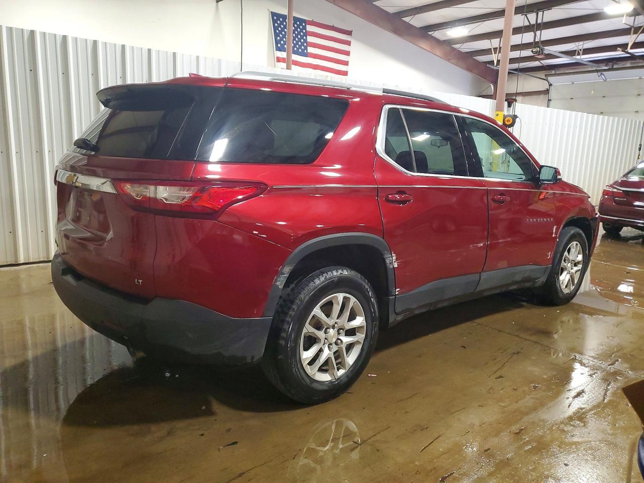 2018 Chevrolet Traverse Lt Red vin: 1GNEVGKW7JJ138669