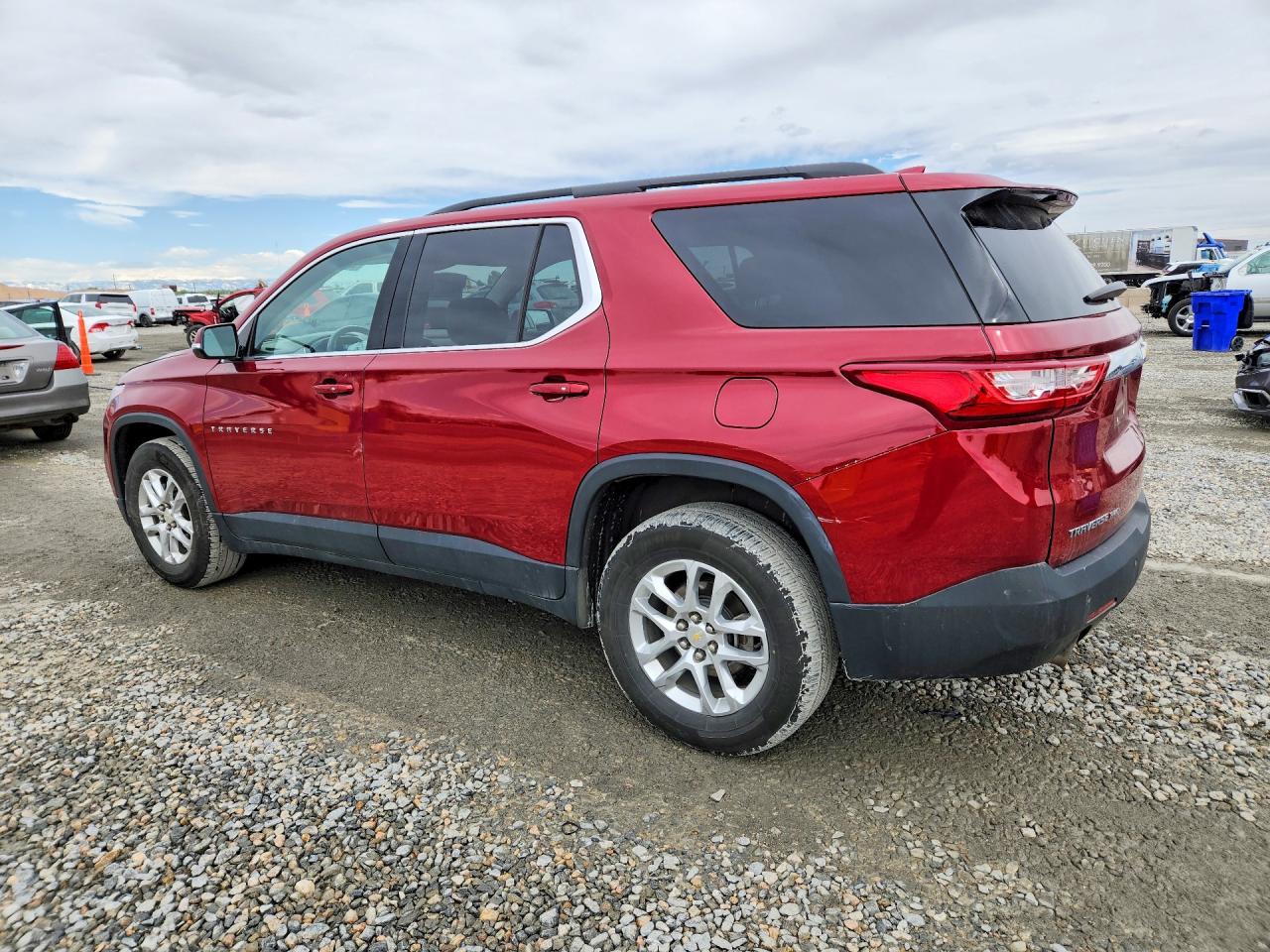 2019 Chevrolet Traverse Lt Red vin: 1GNEVGKW7KJ124188