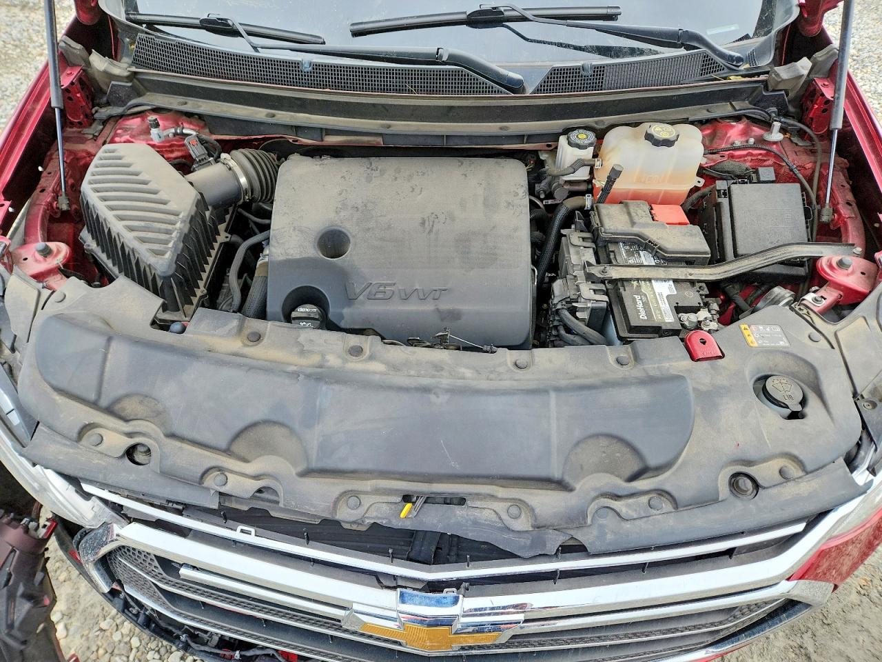2019 Chevrolet Traverse Lt Red vin: 1GNEVGKW7KJ124188