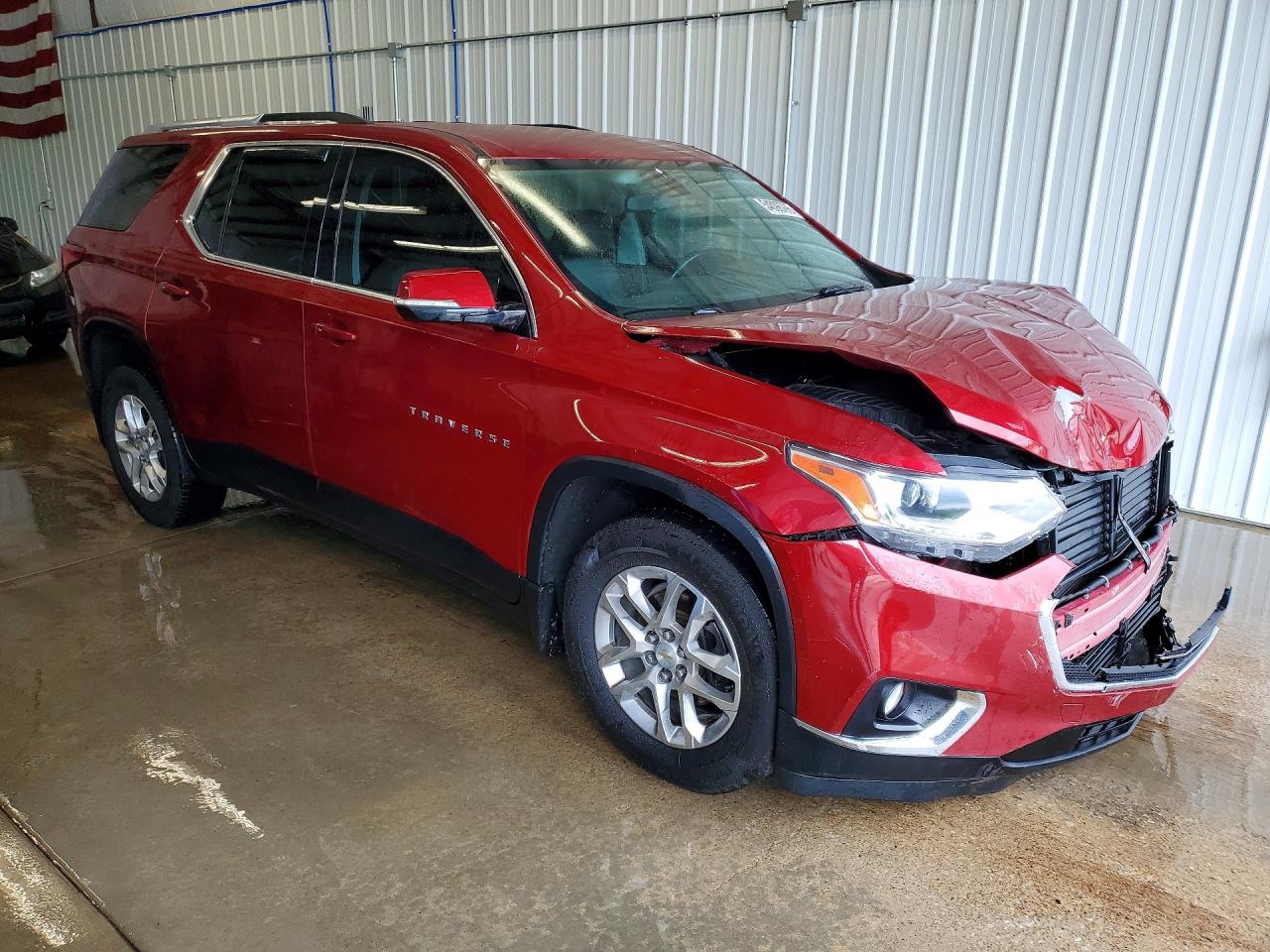 2018 Chevrolet Traverse Lt Red vin: 1GNEVGKW8JJ236481