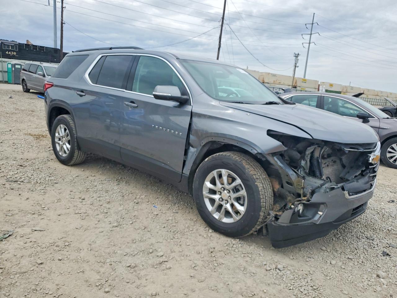 2021 Chevrolet Traverse Lt Gray vin: 1GNEVGKW8MJ154545