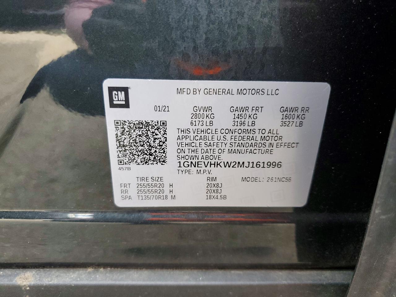 2021 Chevrolet Traverse Lt Charcoal vin: 1GNEVHKW2MJ161996