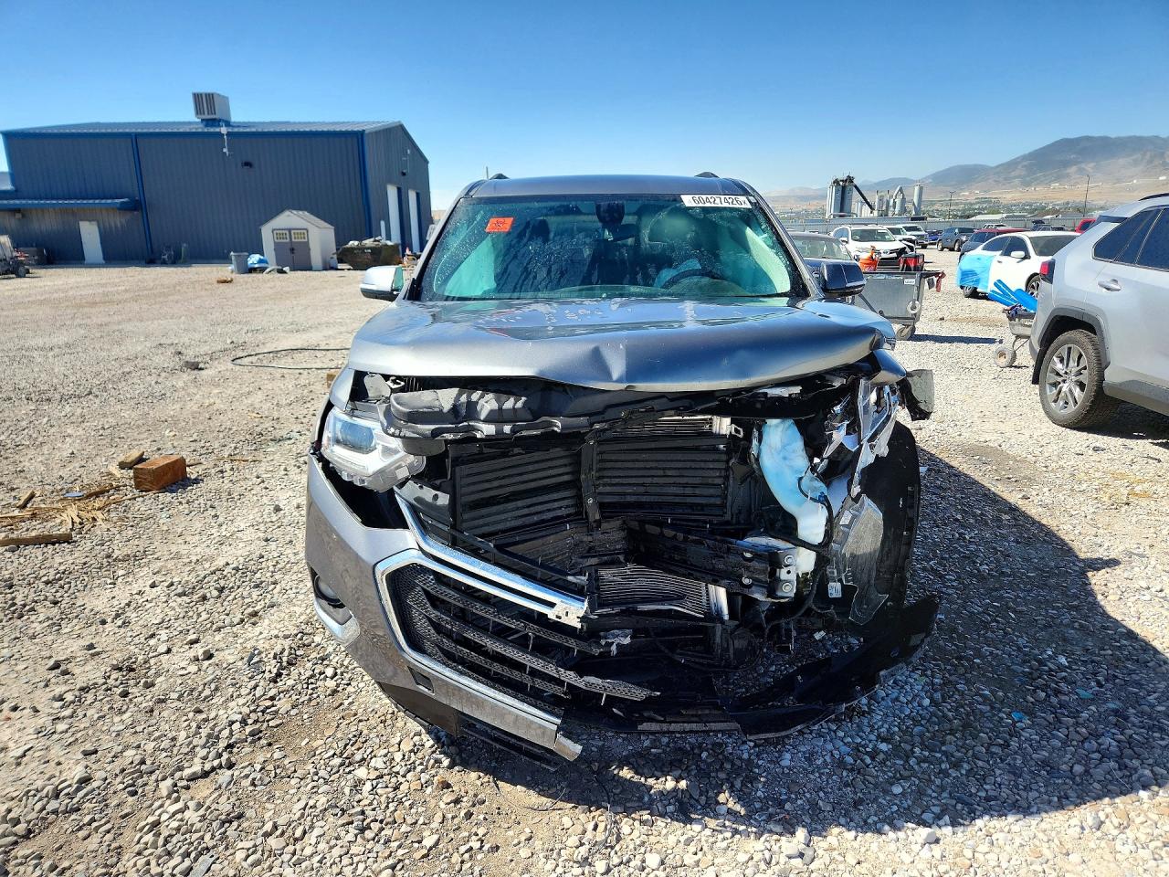 2019 Chevrolet Traverse Lt Серый vin: 1GNEVHKW5KJ161844