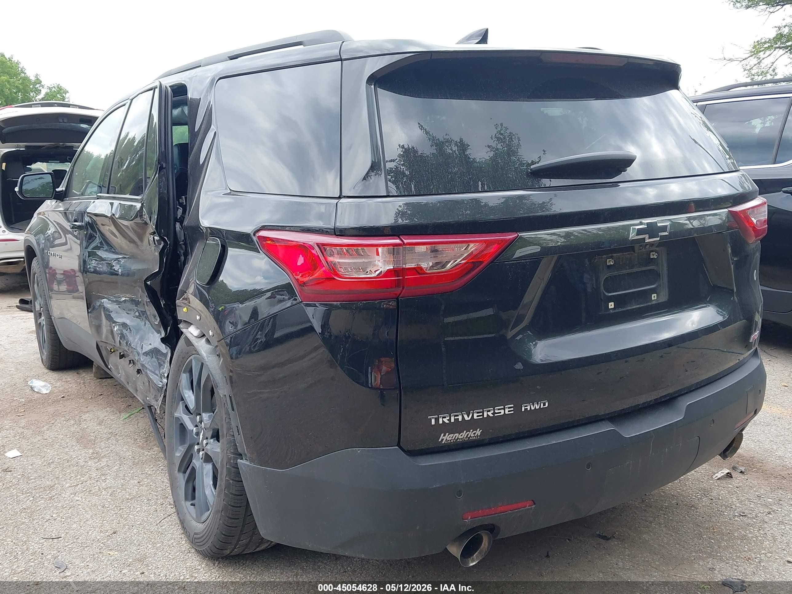 2019 Chevrolet Traverse Rs Black vin: 1GNEVJKW5KJ180207