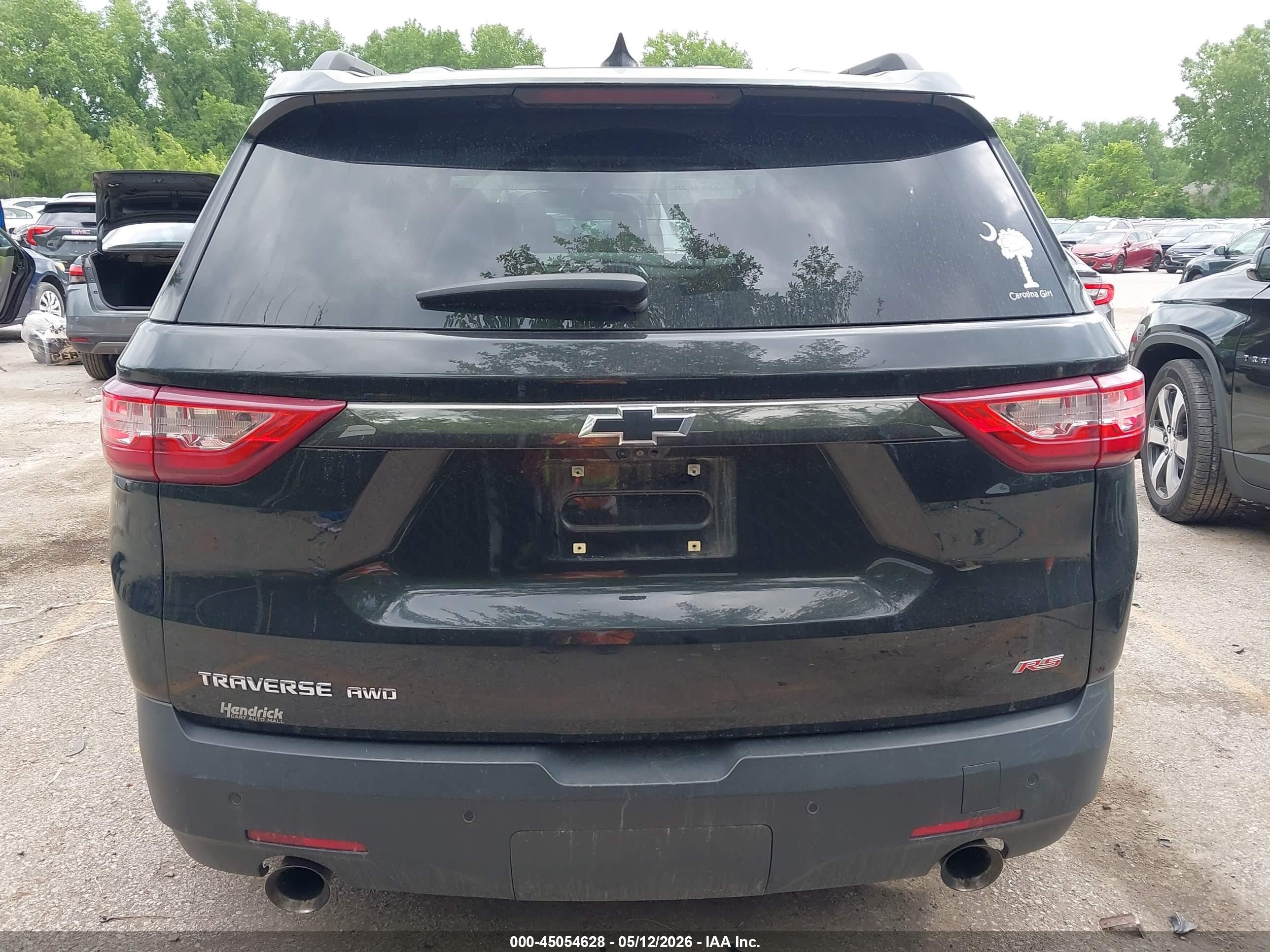 2019 Chevrolet Traverse Rs Black vin: 1GNEVJKW5KJ180207