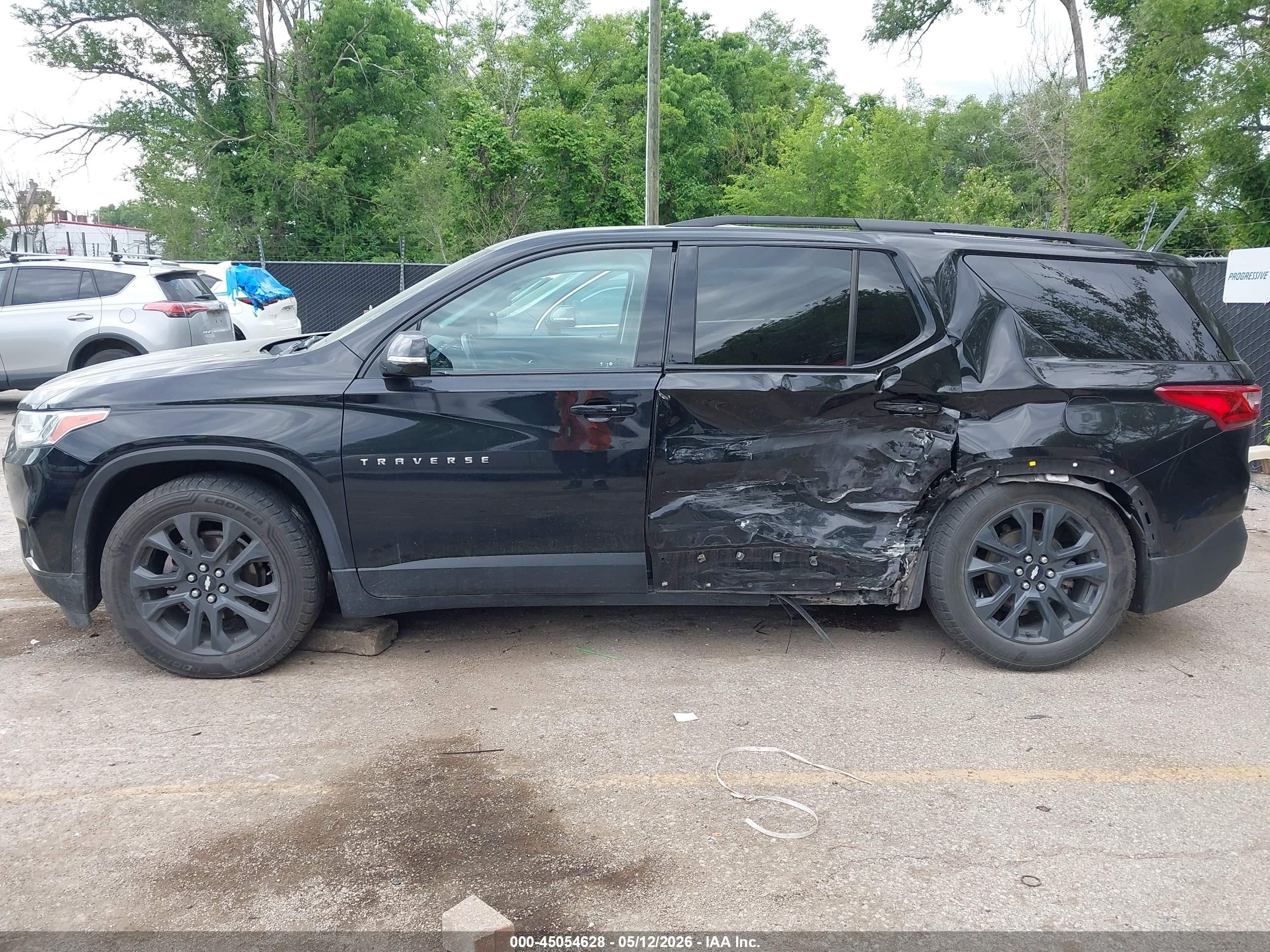 2019 Chevrolet Traverse Rs Black vin: 1GNEVJKW5KJ180207