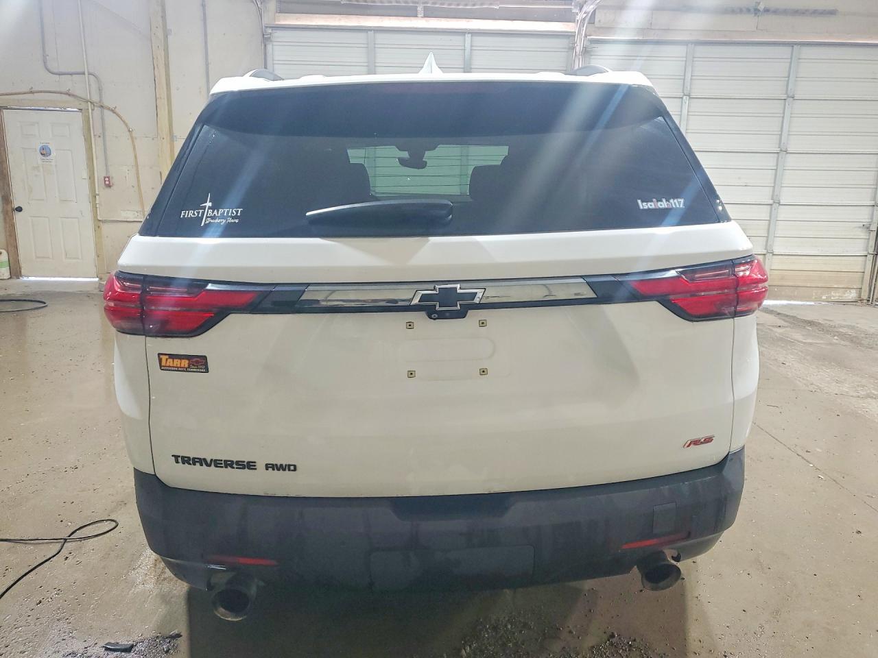 2022 Chevrolet Traverse Rs White vin: 1GNEVJKW8NJ117283