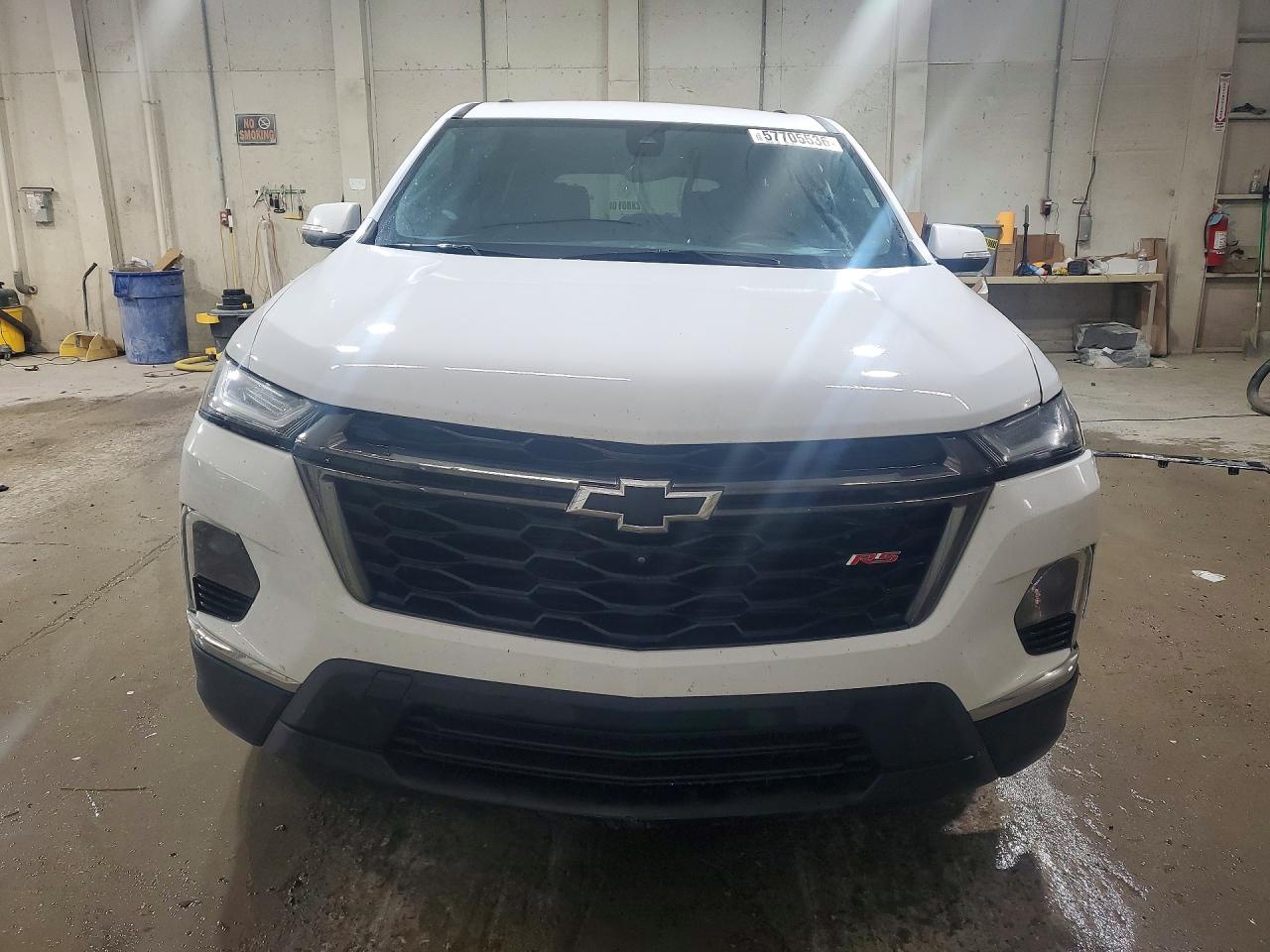 2022 Chevrolet Traverse Rs White vin: 1GNEVJKW8NJ117283