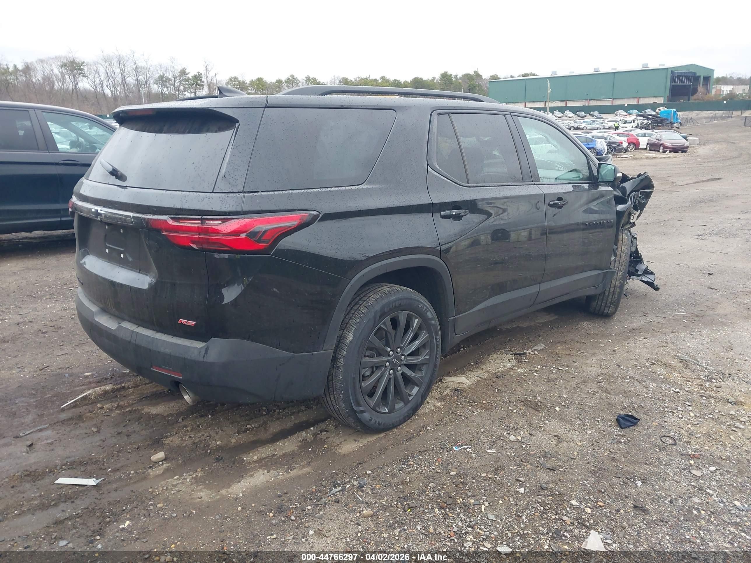 2023 Chevrolet Traverse Awd Rs Черный vin: 1GNEVJKW9PJ178788