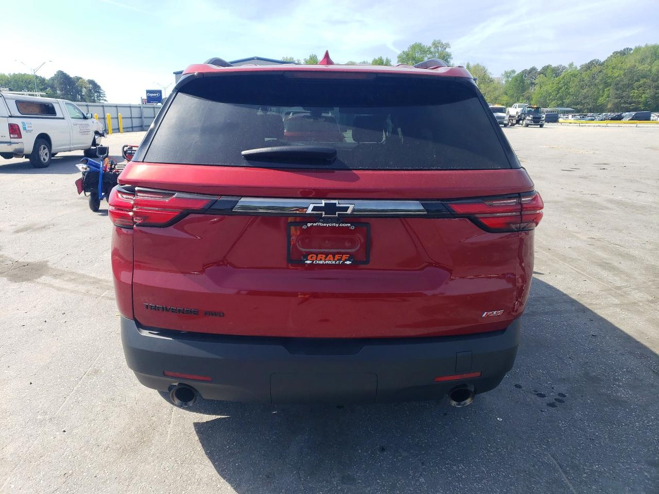 2023 Chevrolet Traverse Rs Красный vin: 1GNEVJKWXPJ285297