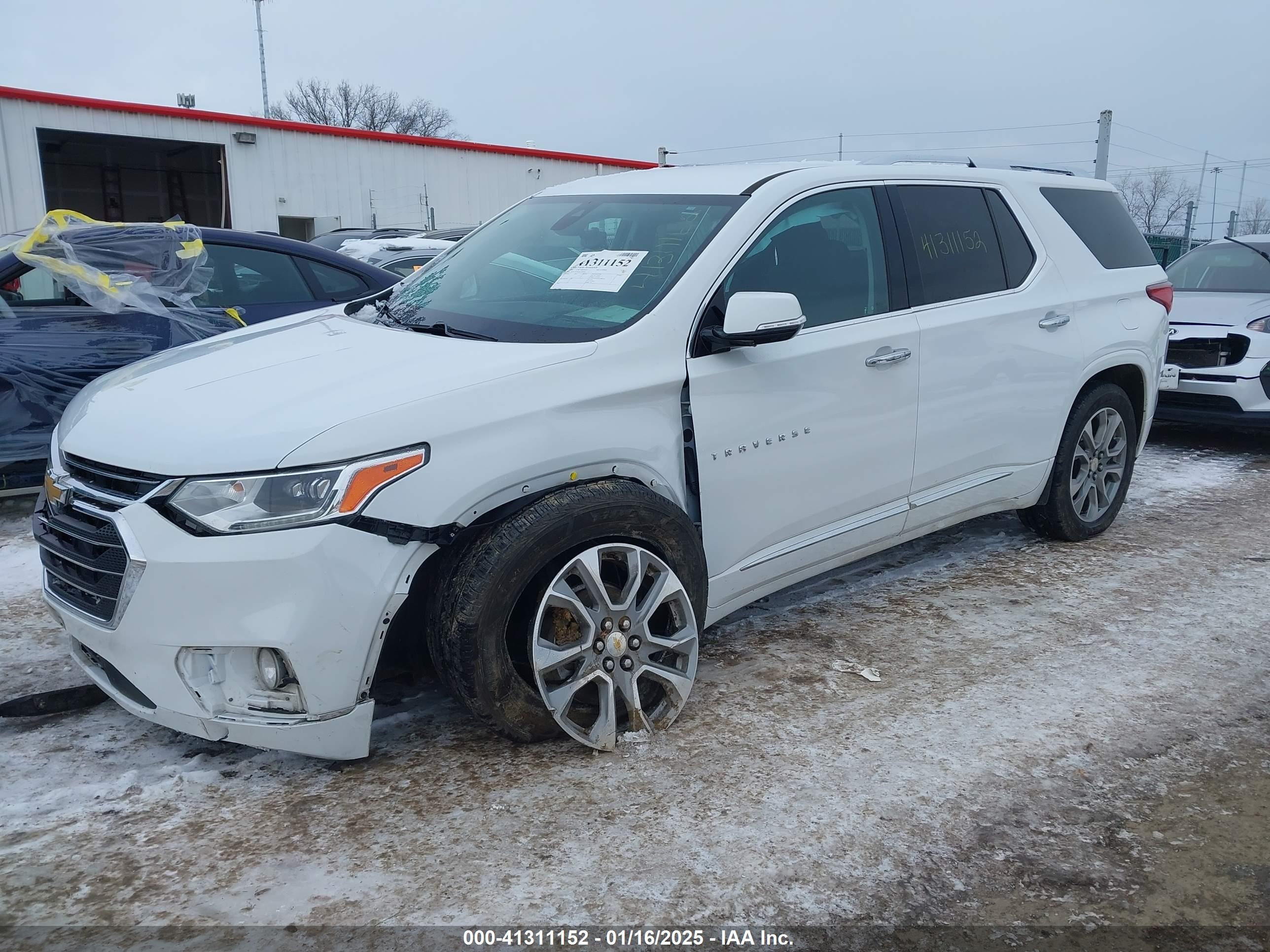 2019 Chevrolet Traverse   White vin: 1GNEVKKW4KJ298710