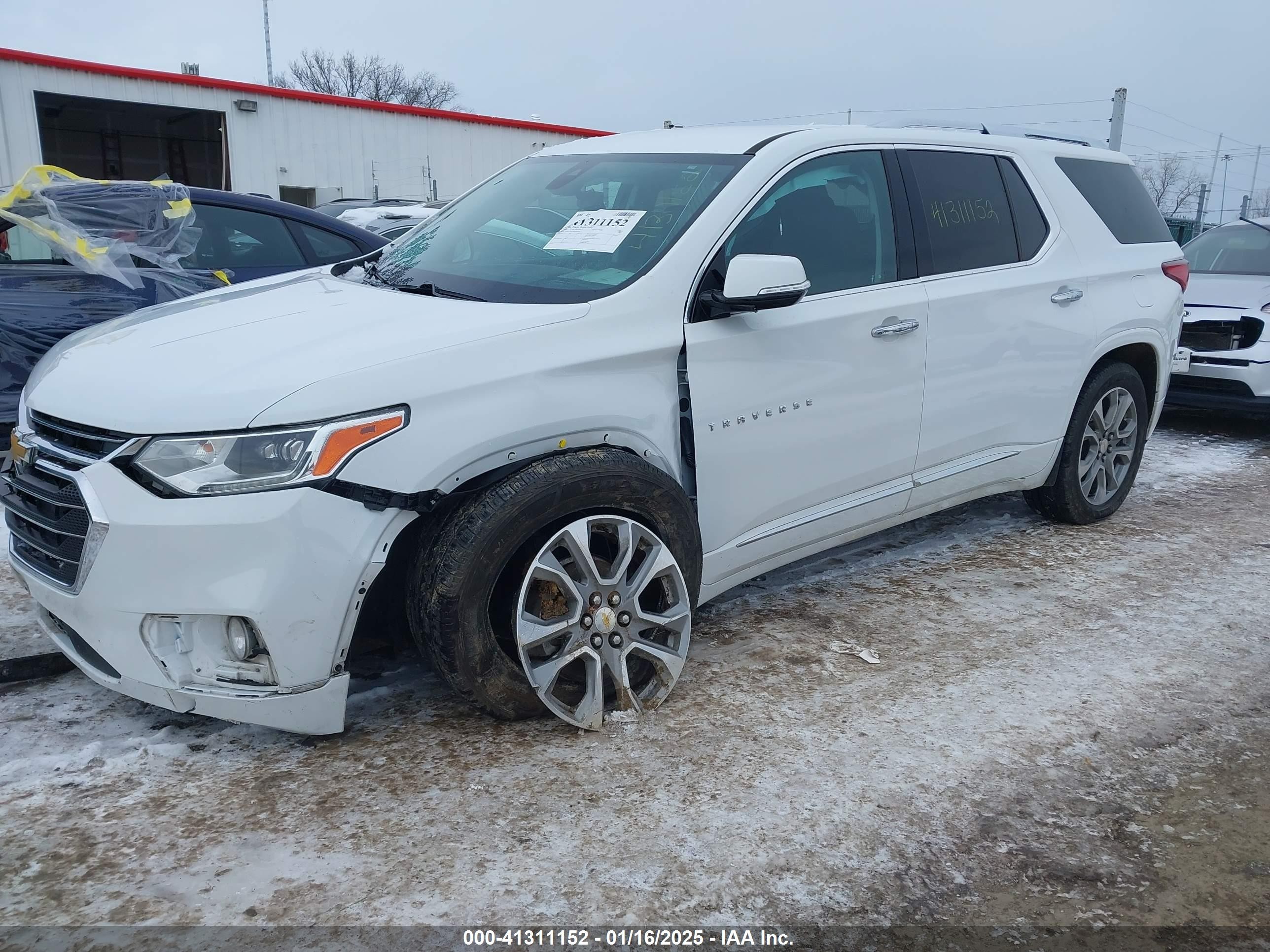 2019 Chevrolet Traverse   White vin: 1GNEVKKW4KJ298710
