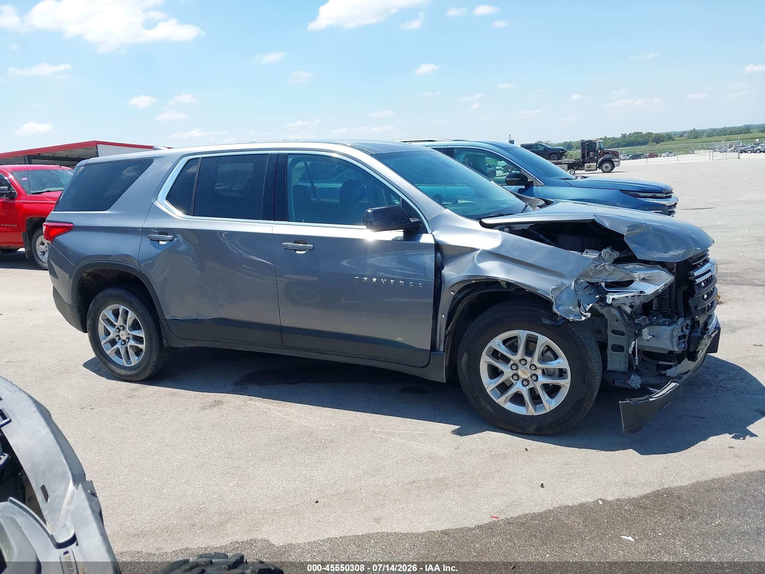 2020 Chevrolet Traverse Awd 1fl Gray vin: 1GNEVLKW1LJ274615