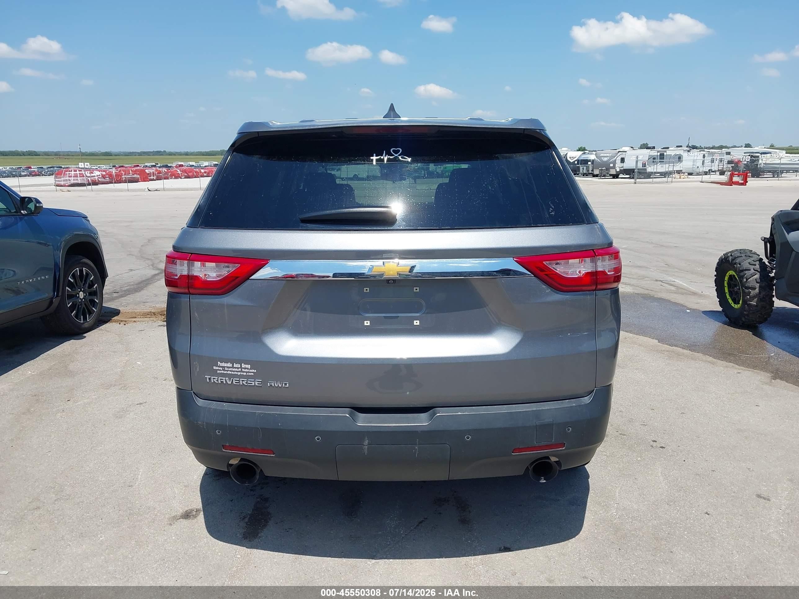 2020 Chevrolet Traverse Awd 1fl Gray vin: 1GNEVLKW1LJ274615