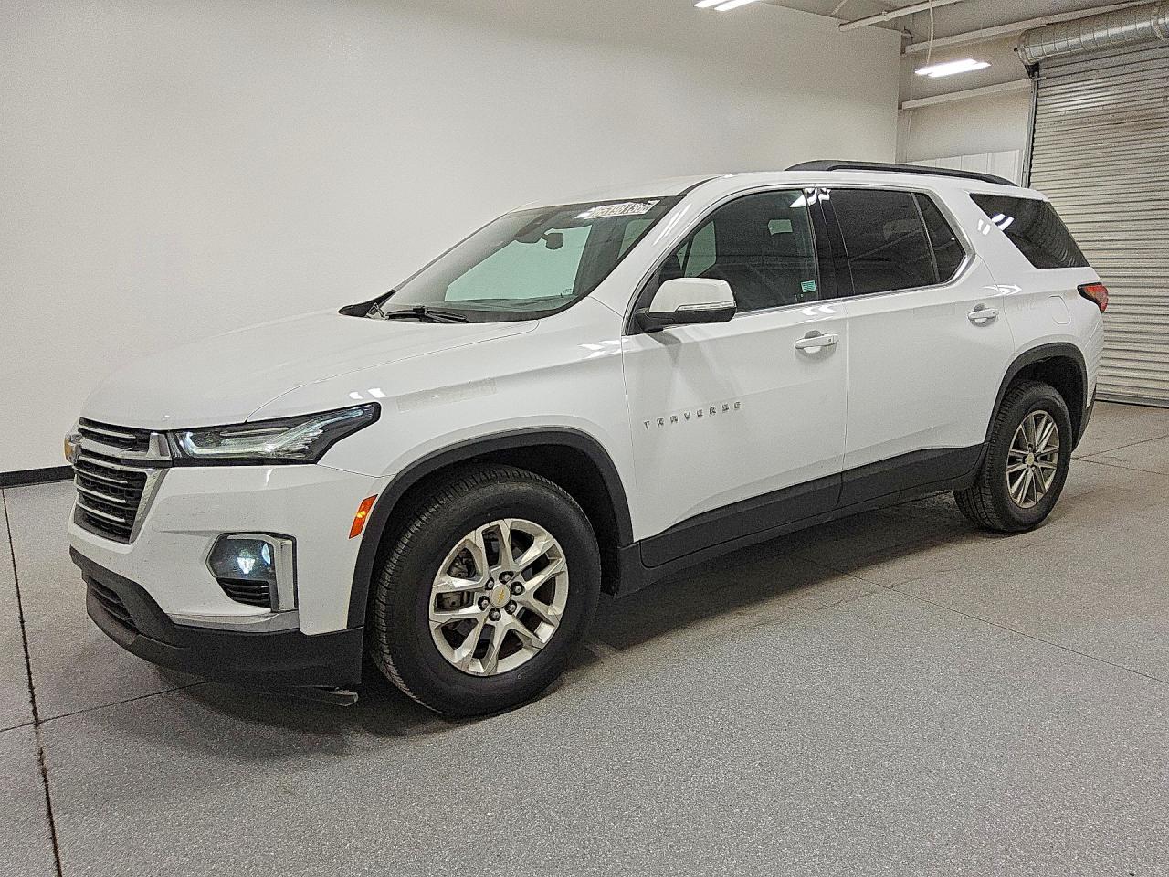 2023 Chevrolet Traverse Lt White vin: 1GNEVMKW2PJ222602