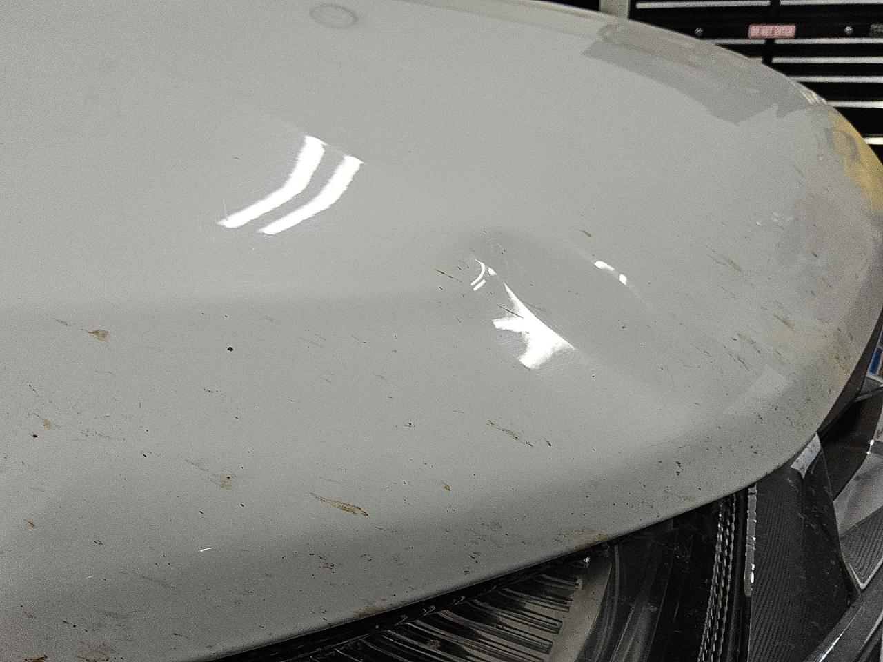 2023 Chevrolet Traverse Lt White vin: 1GNEVMKW2PJ222602 Damage: Hood, Dent(S) W/ Paint Dmg, 4 To 5 Inches
