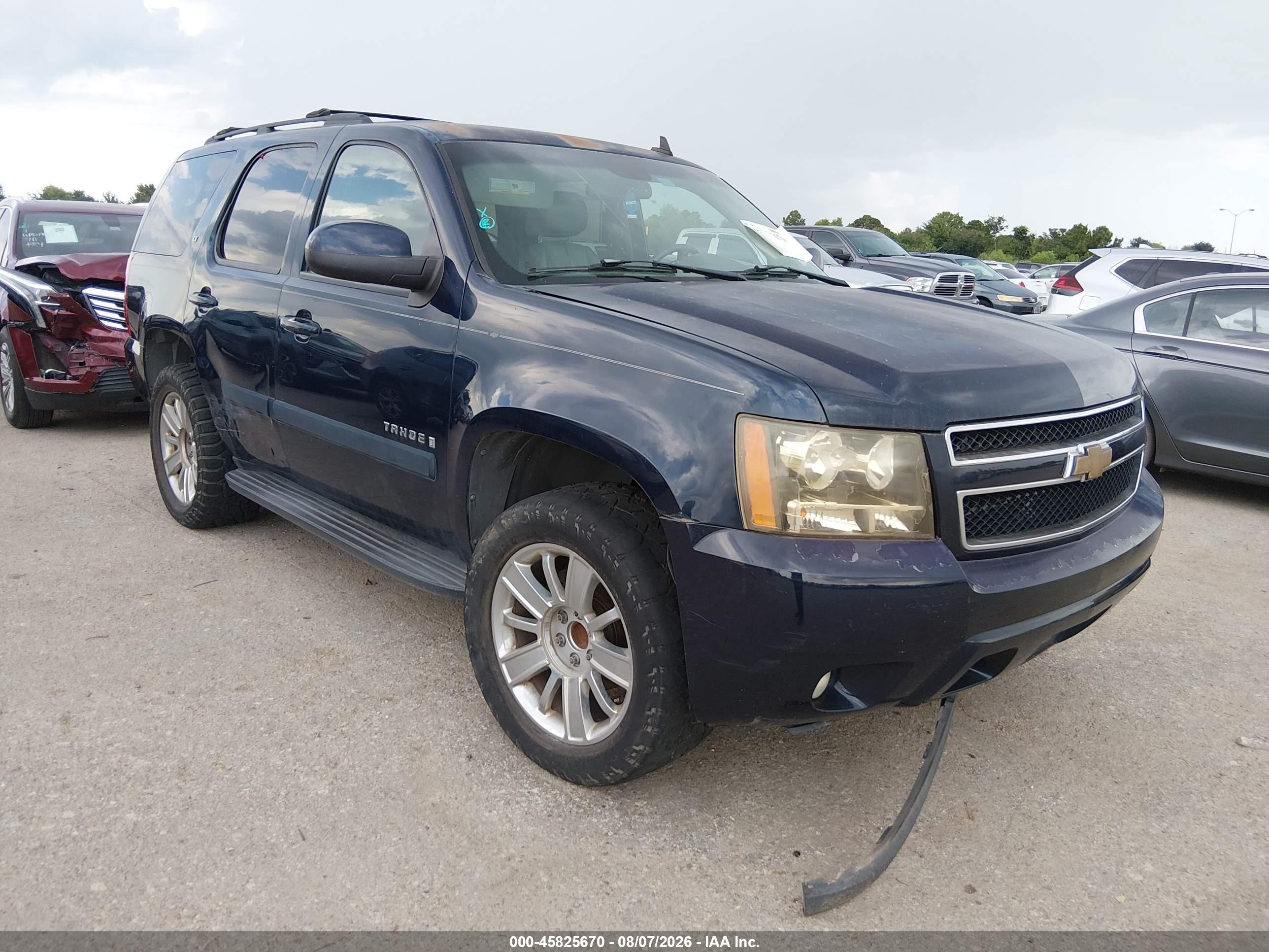 2007 Chevrolet Tahoe Lt Navy vin: 1GNFC13007R427131