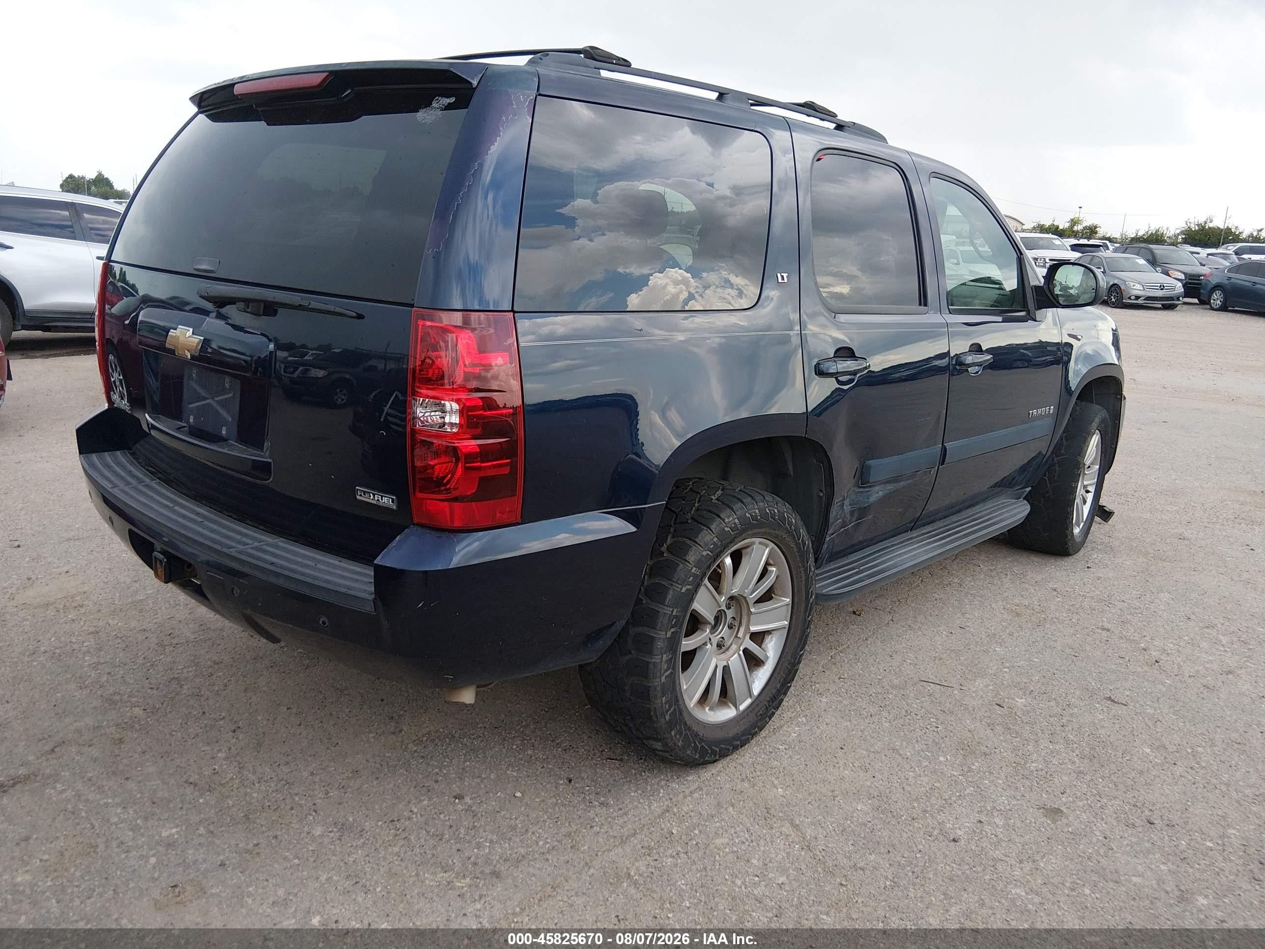 2007 Chevrolet Tahoe Lt Navy vin: 1GNFC13007R427131