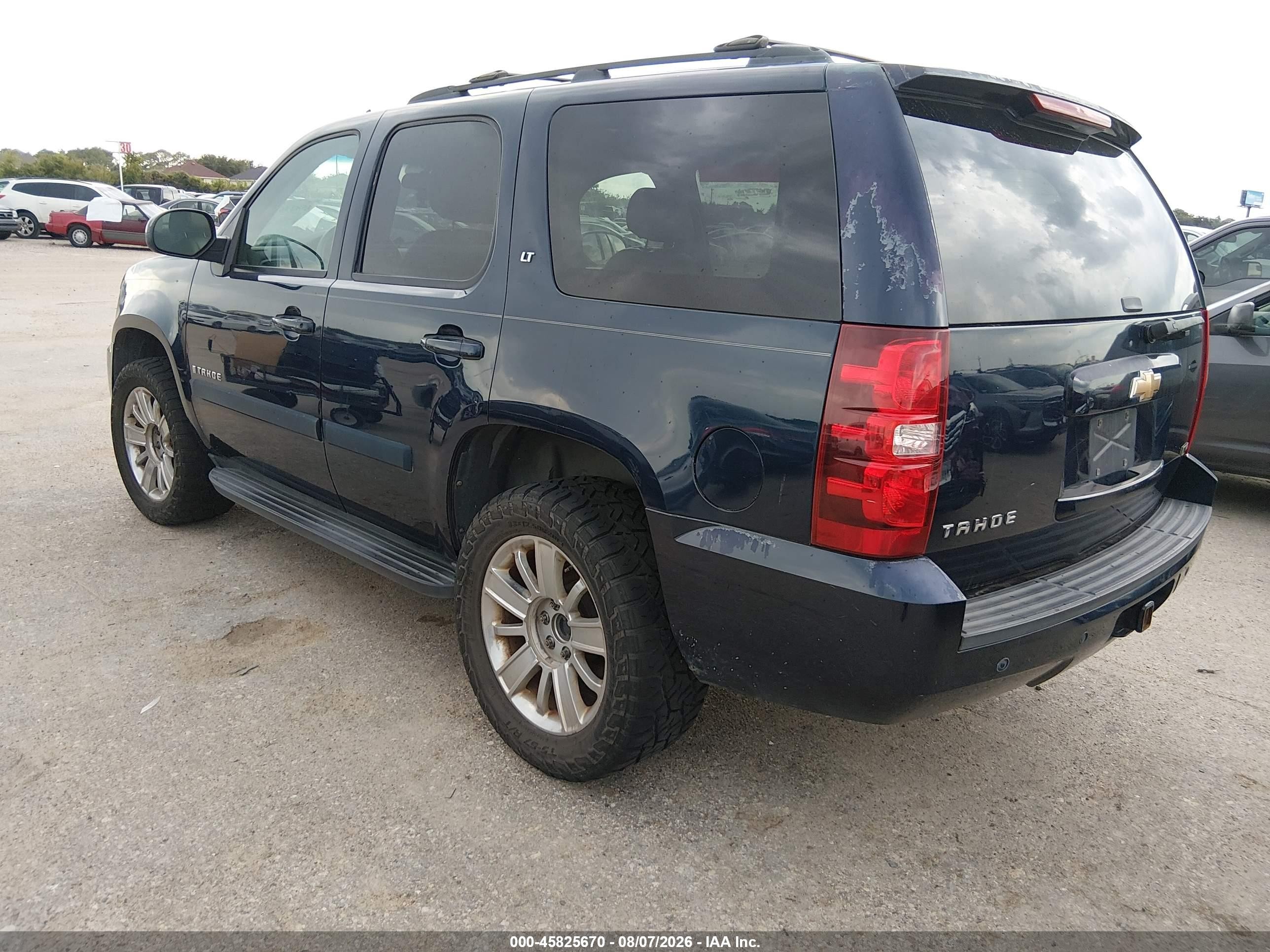 2007 Chevrolet Tahoe Lt Navy vin: 1GNFC13007R427131