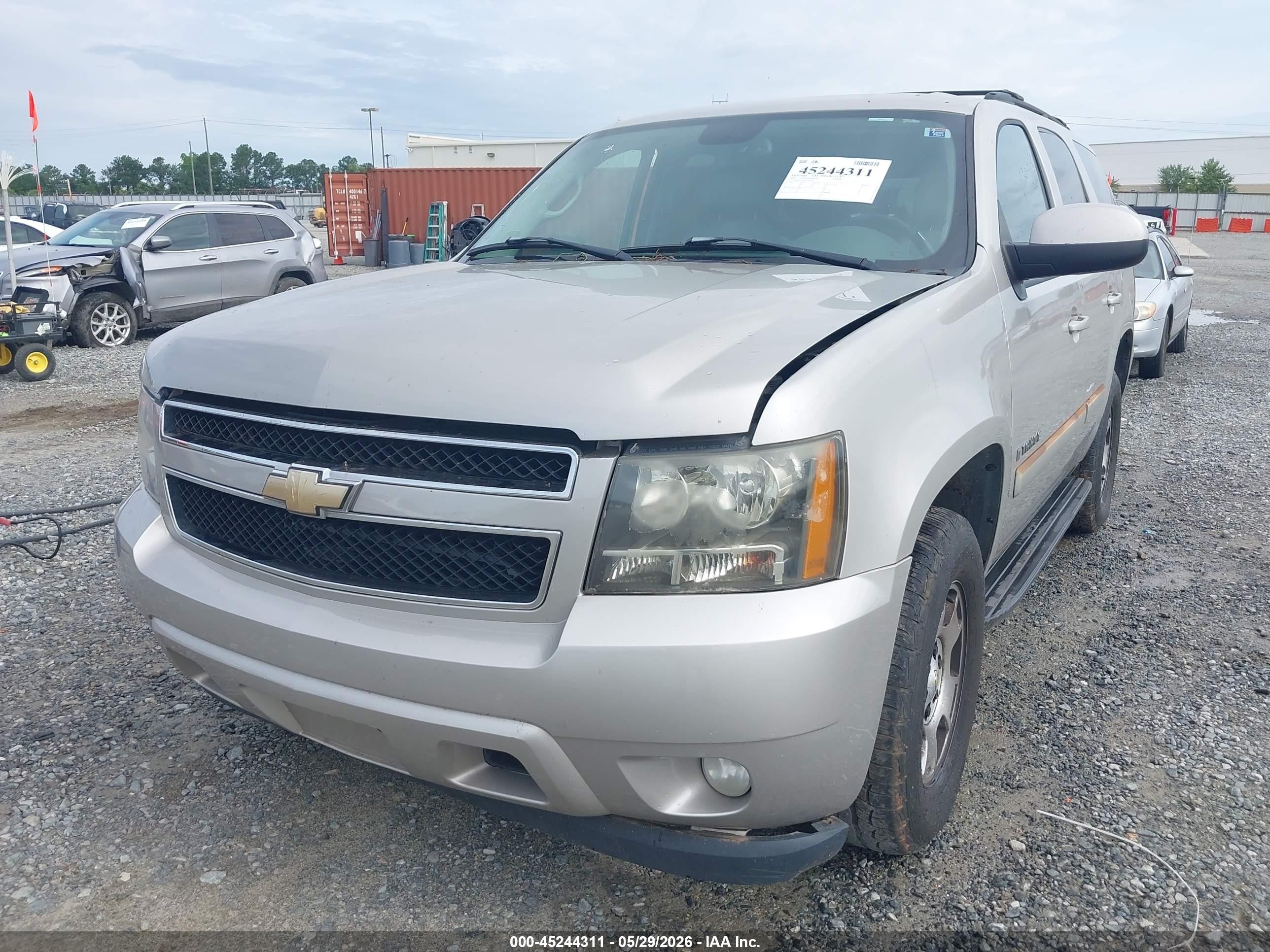 2008 Chevrolet Tahoe Lt Champagne vin: 1GNFC13008R123721