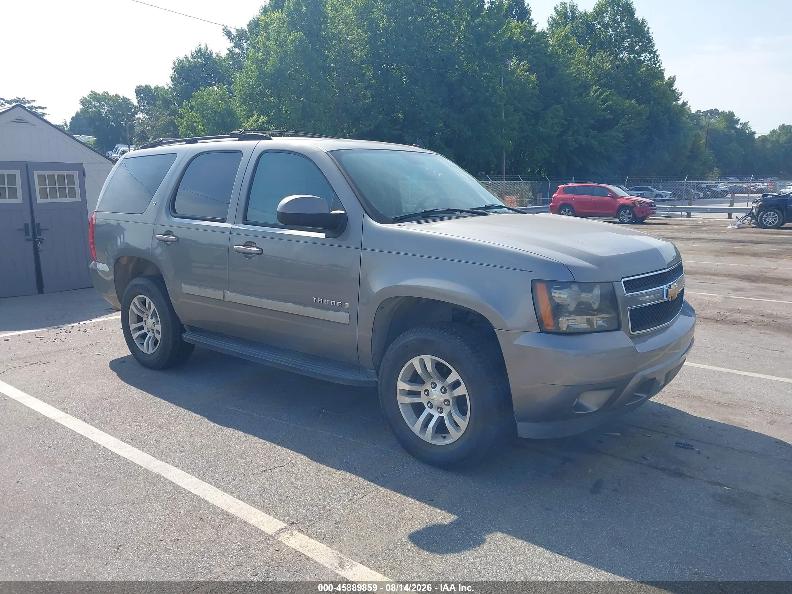 2007 Chevrolet Tahoe Lt Gray vin: 1GNFC13017J178904