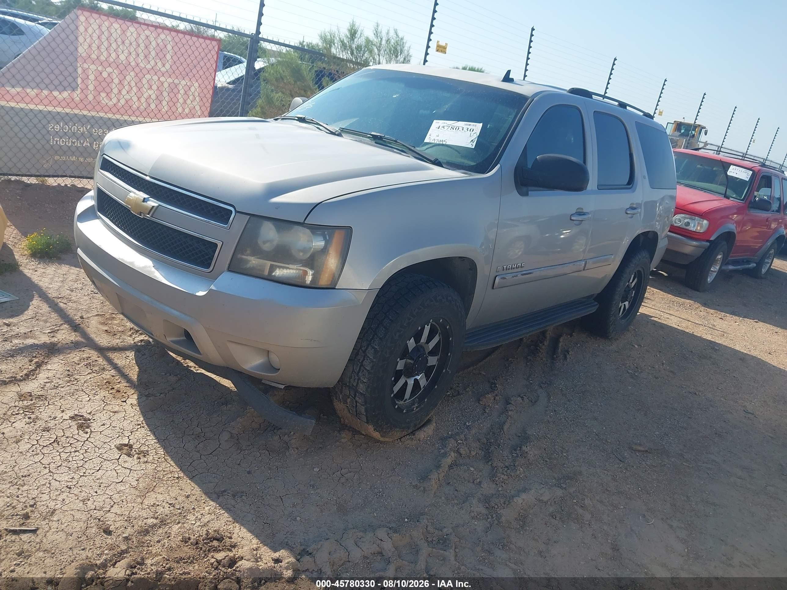 2007 Chevrolet Tahoe Lt Silver vin: 1GNFC13017R151784