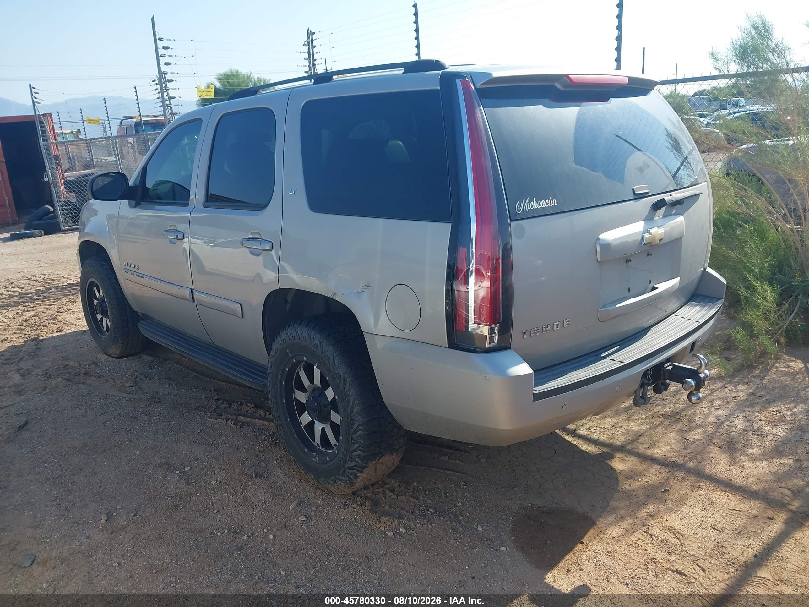 2007 Chevrolet Tahoe Lt Silver vin: 1GNFC13017R151784