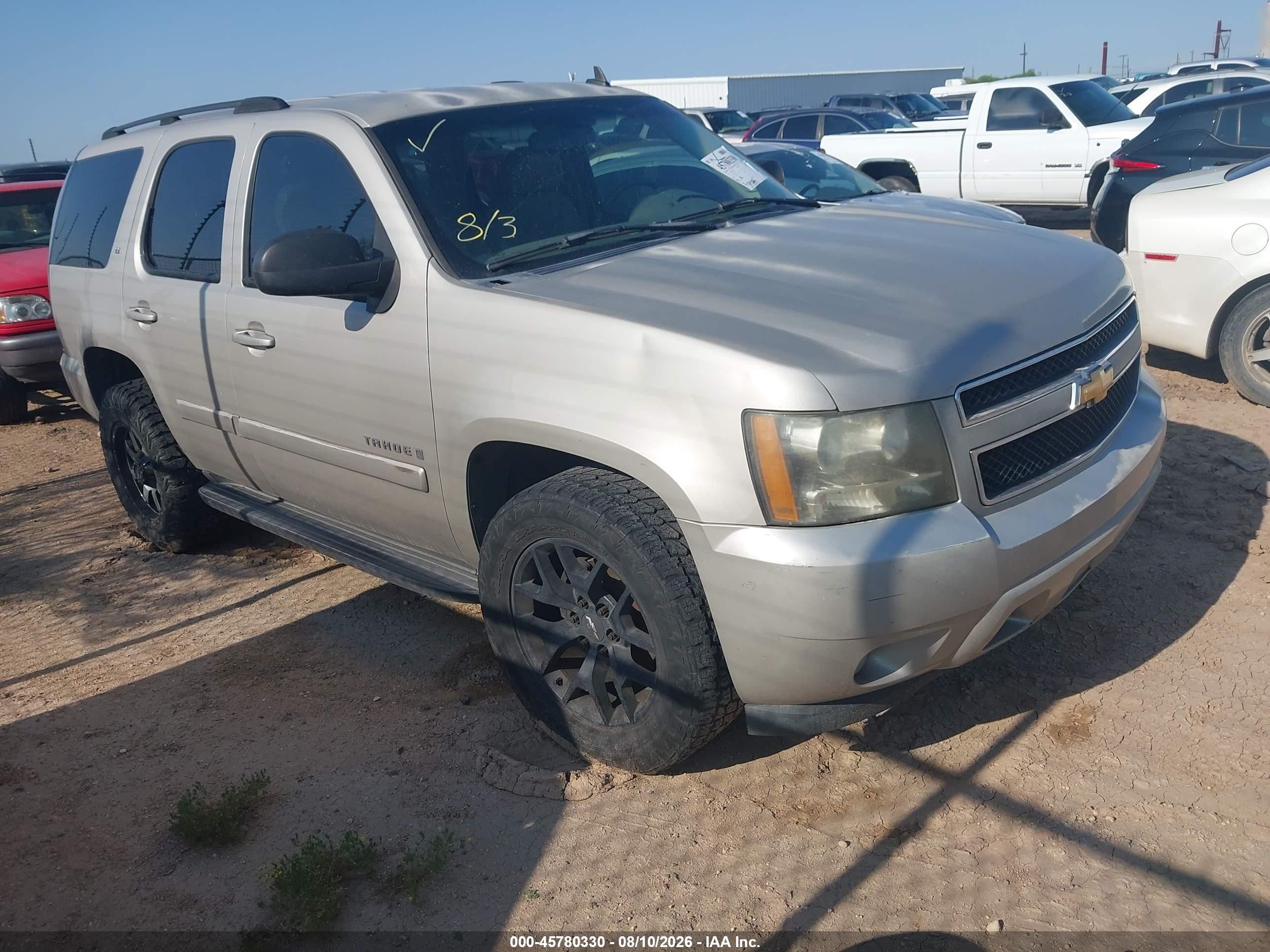 2007 Chevrolet Tahoe Lt Silver vin: 1GNFC13017R151784
