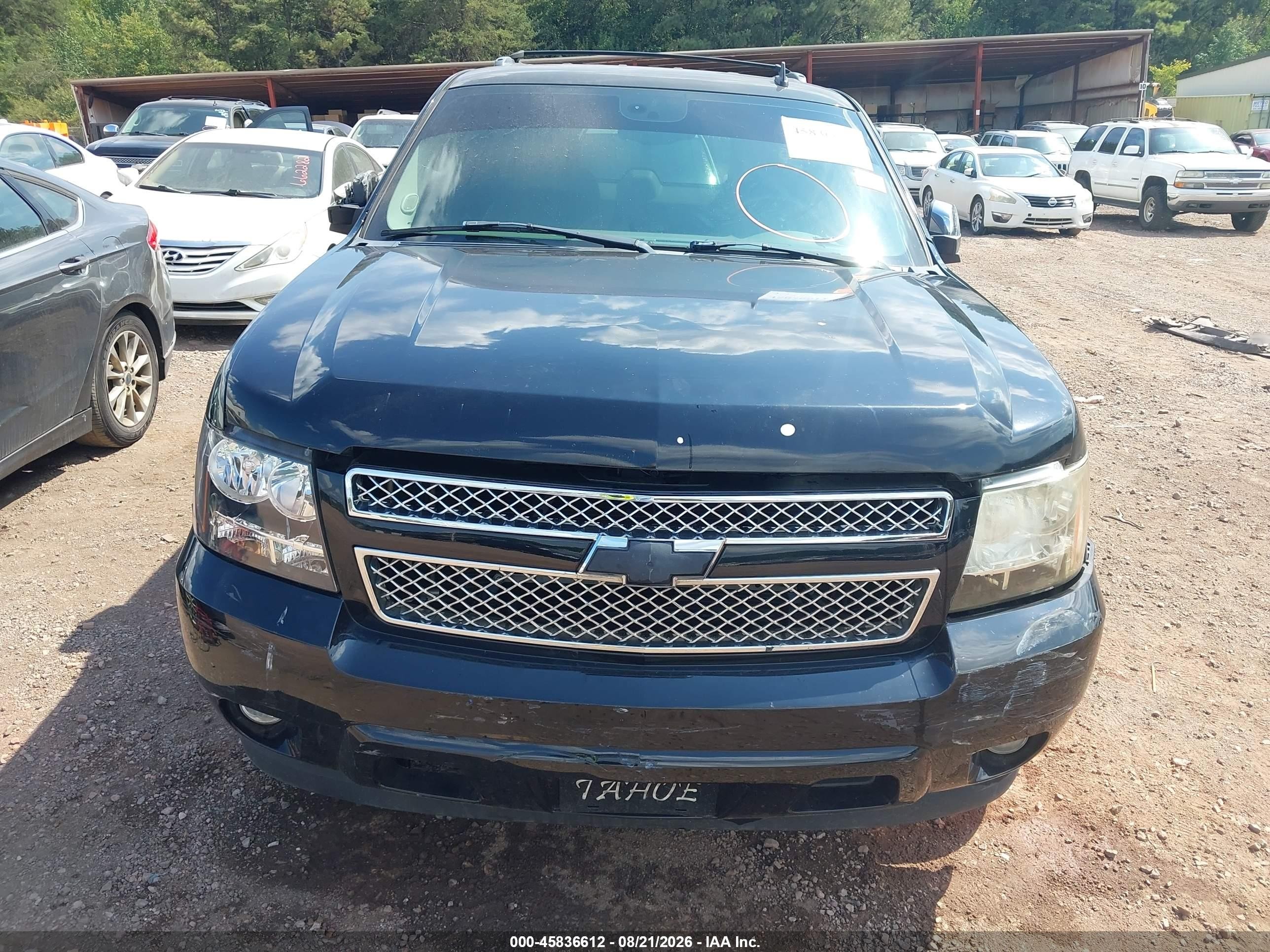 2007 Chevrolet Tahoe Ltz Черный vin: 1GNFC13017R386847