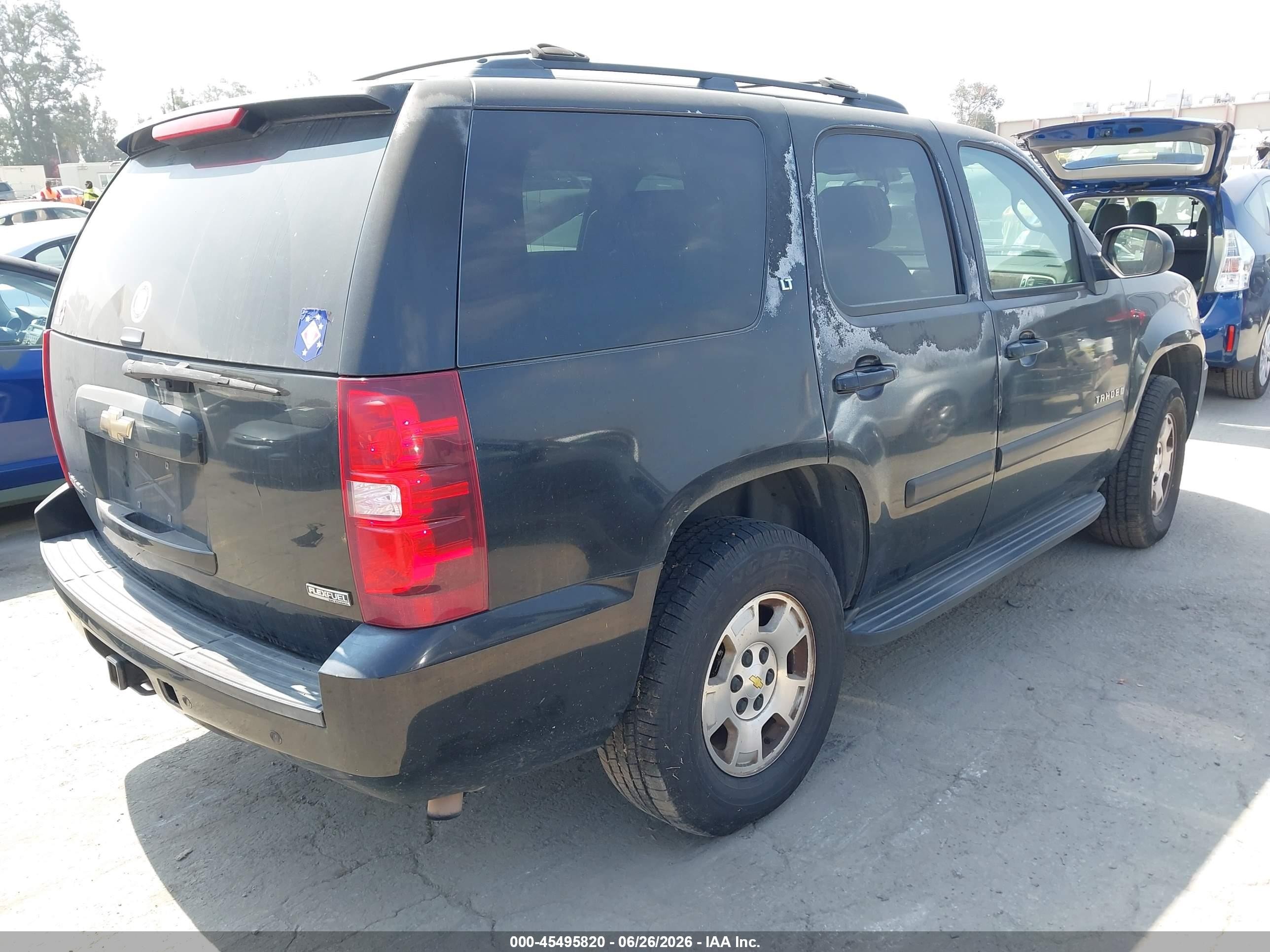 2007 Chevrolet Tahoe Lt Черный vin: 1GNFC13037J368980