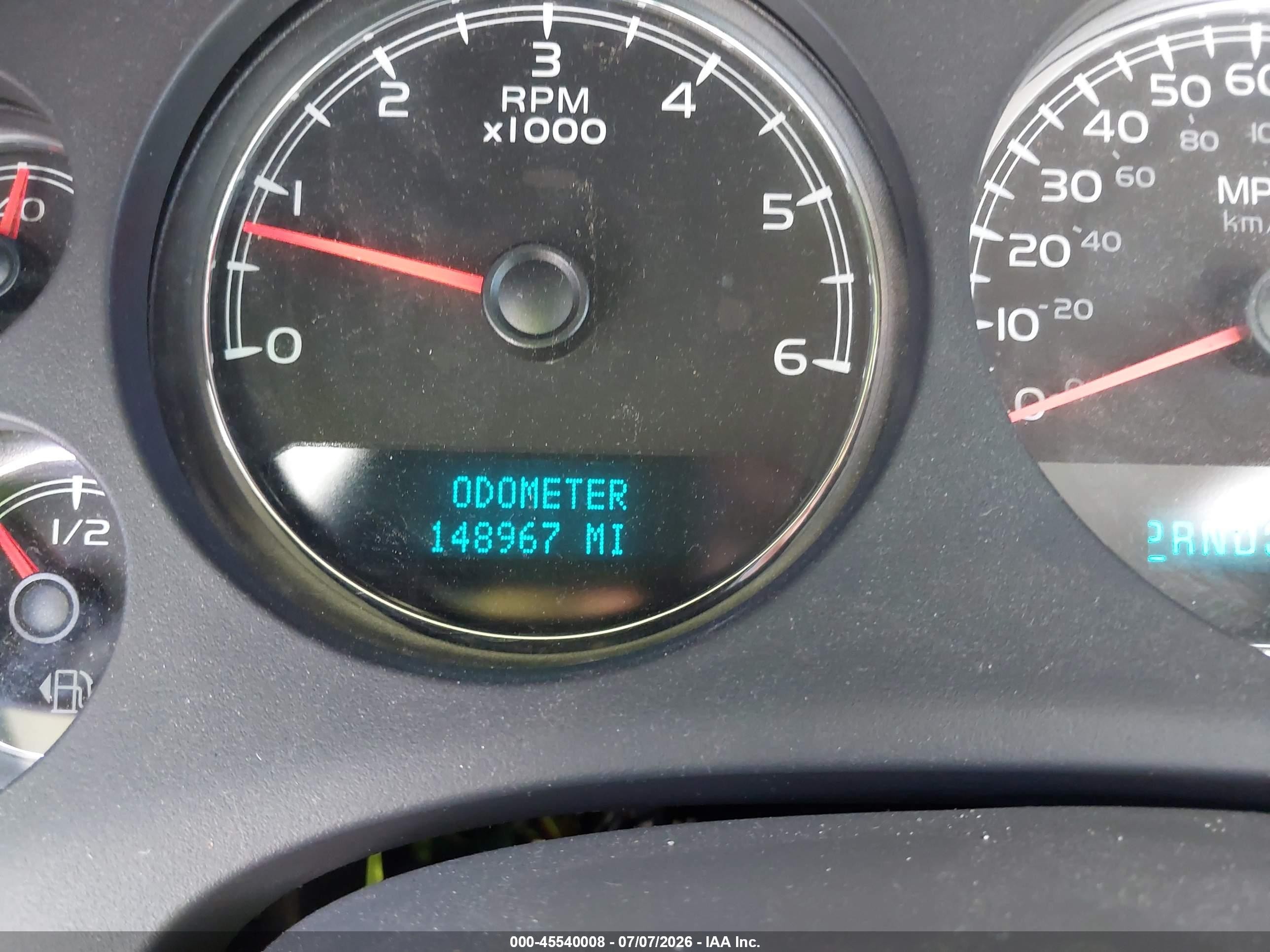 2007 Chevrolet Tahoe Ltz Gray vin: 1GNFC13037R334281