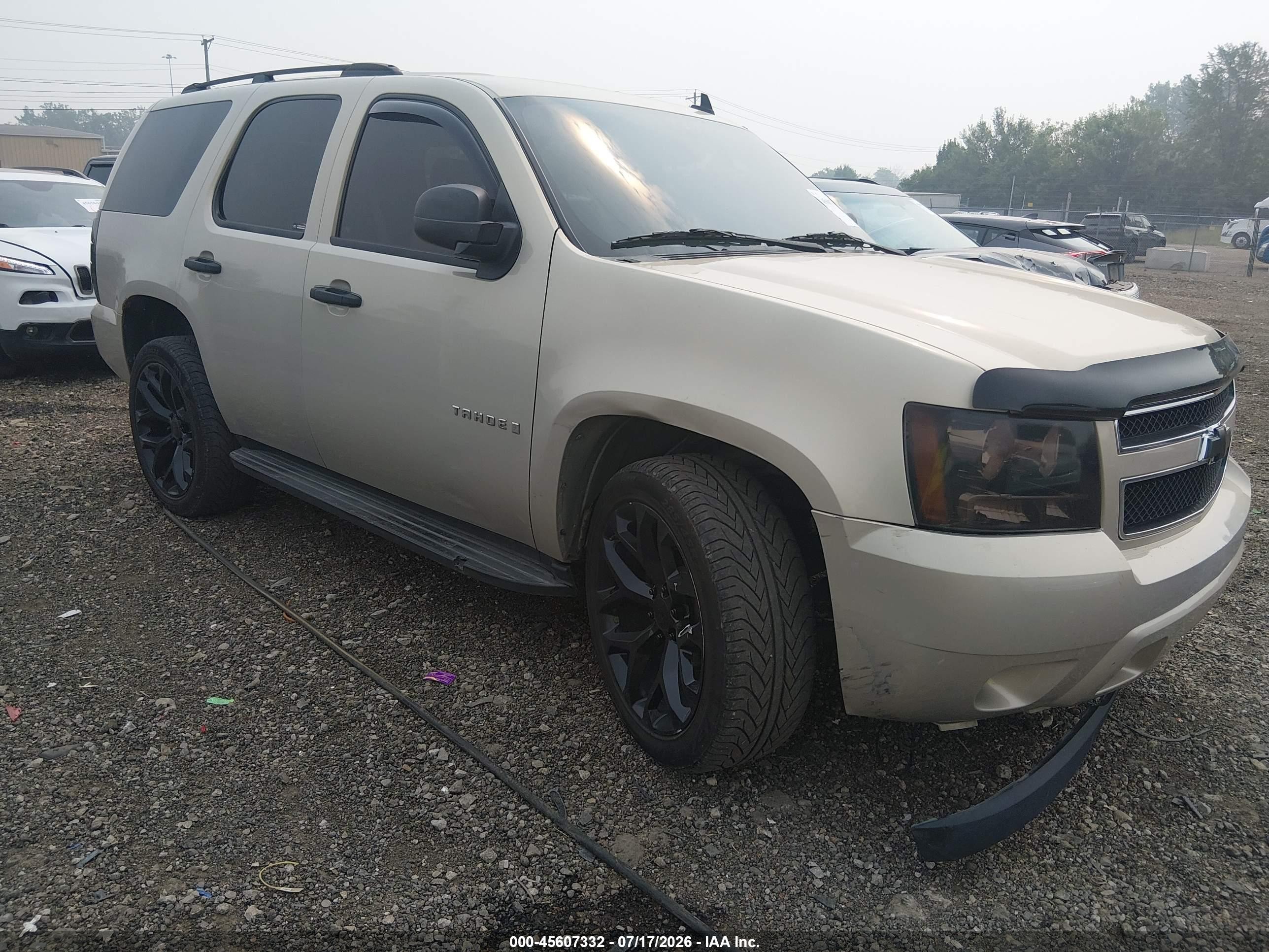 2009 Chevrolet Tahoe Ls Beige vin: 1GNFC13039R285831