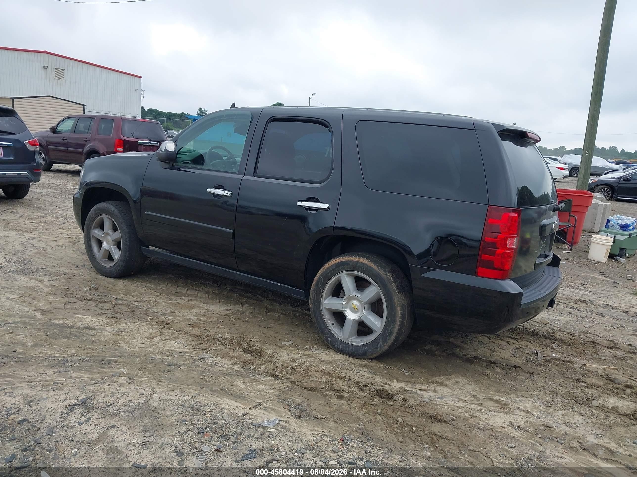 2008 Chevrolet Tahoe Ltz Черный vin: 1GNFC13048J192197