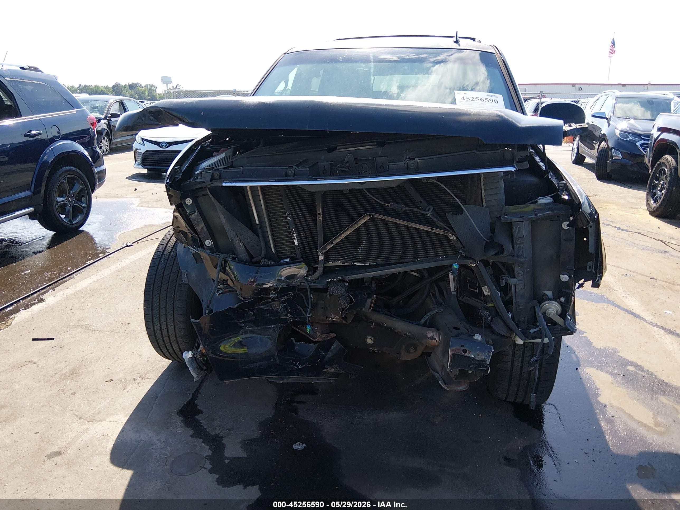 2007 Chevrolet Tahoe Lt Black vin: 1GNFC13057J340405