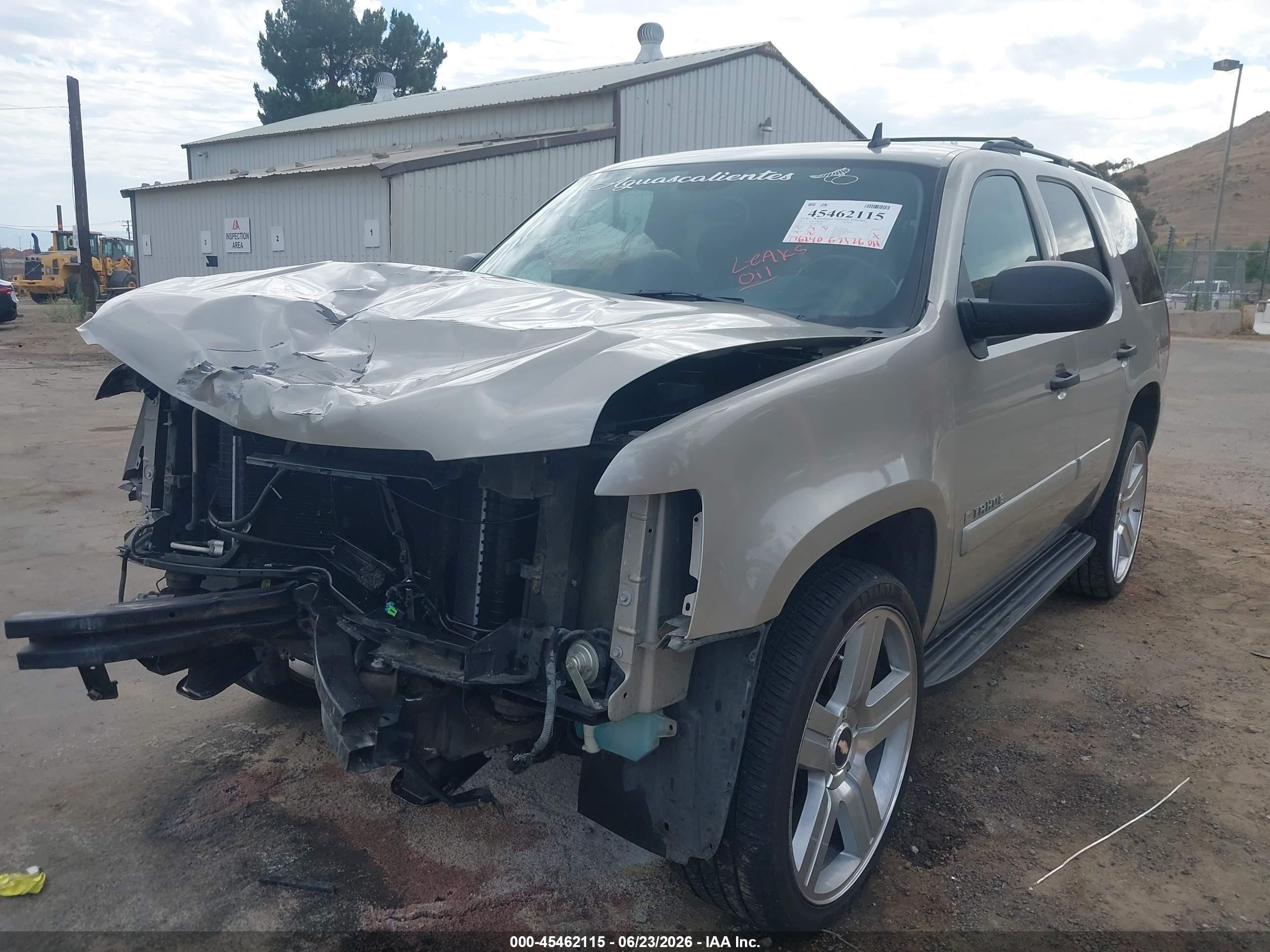 2007 Chevrolet Tahoe Ls Champagne vin: 1GNFC13057R371008
