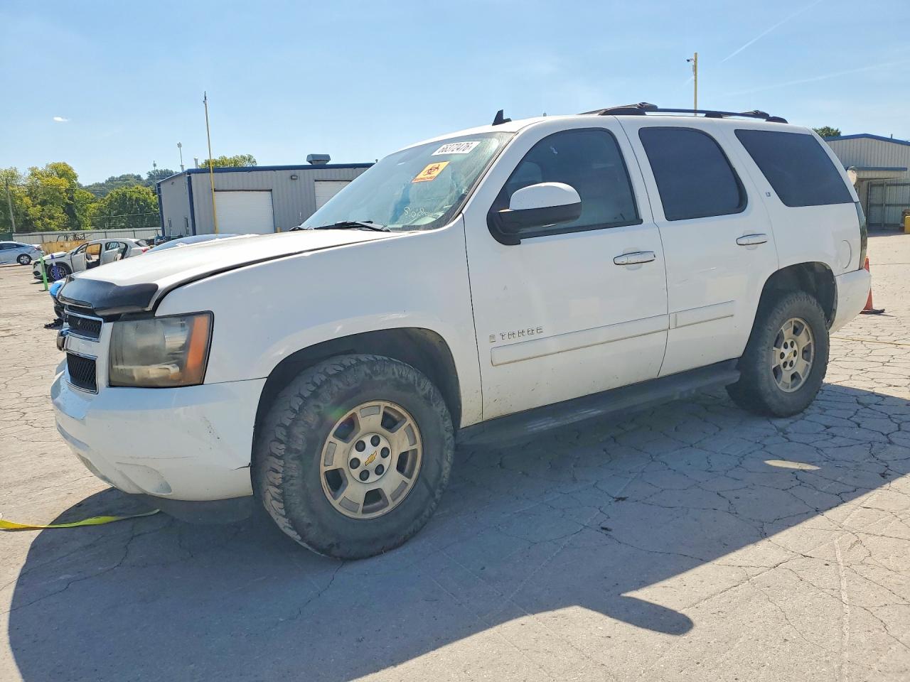 2007 Chevrolet Tahoe C1500 White vin: 1GNFC13067R272407