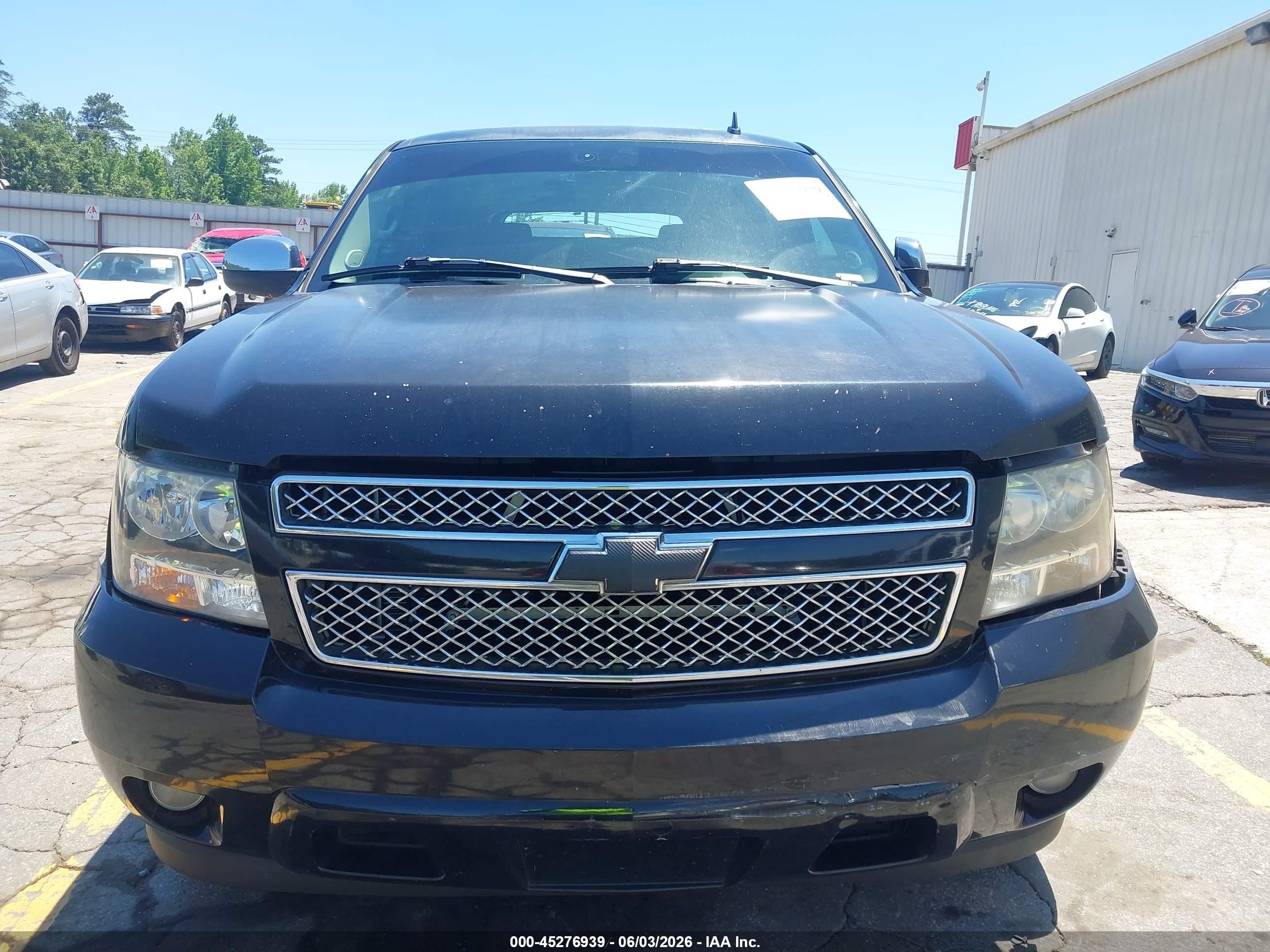 2007 Chevrolet Tahoe Ltz Black vin: 1GNFC13067R336252