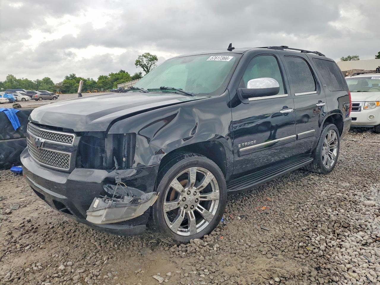 2007 Chevrolet Tahoe C1500 Black vin: 1GNFC13067R428168