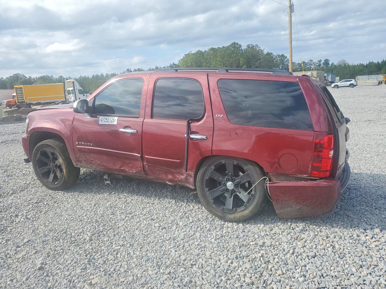 2008 Chevrolet Tahoe C1500 Burgundy vin: 1GNFC13068J166135