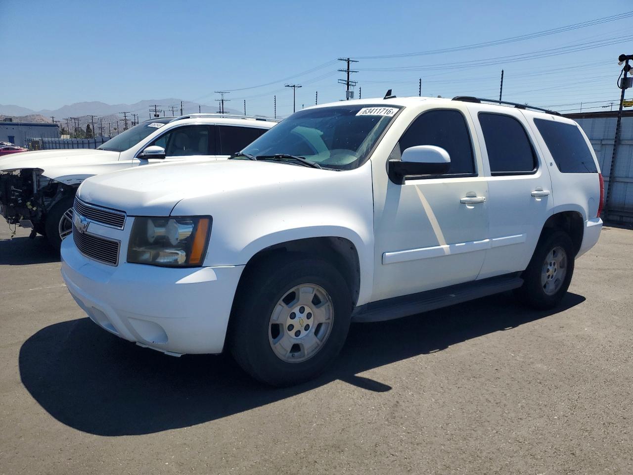 2007 Chevrolet Tahoe C1500 White vin: 1GNFC13077R165351