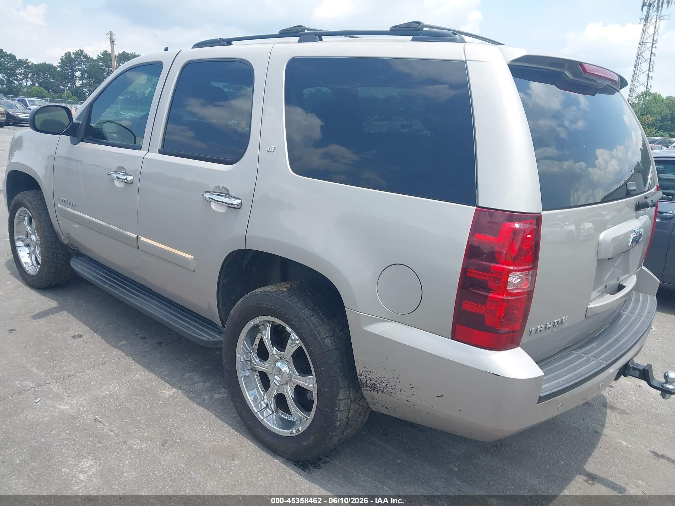 2007 Chevrolet Tahoe Lt Beige vin: 1GNFC13077R376159