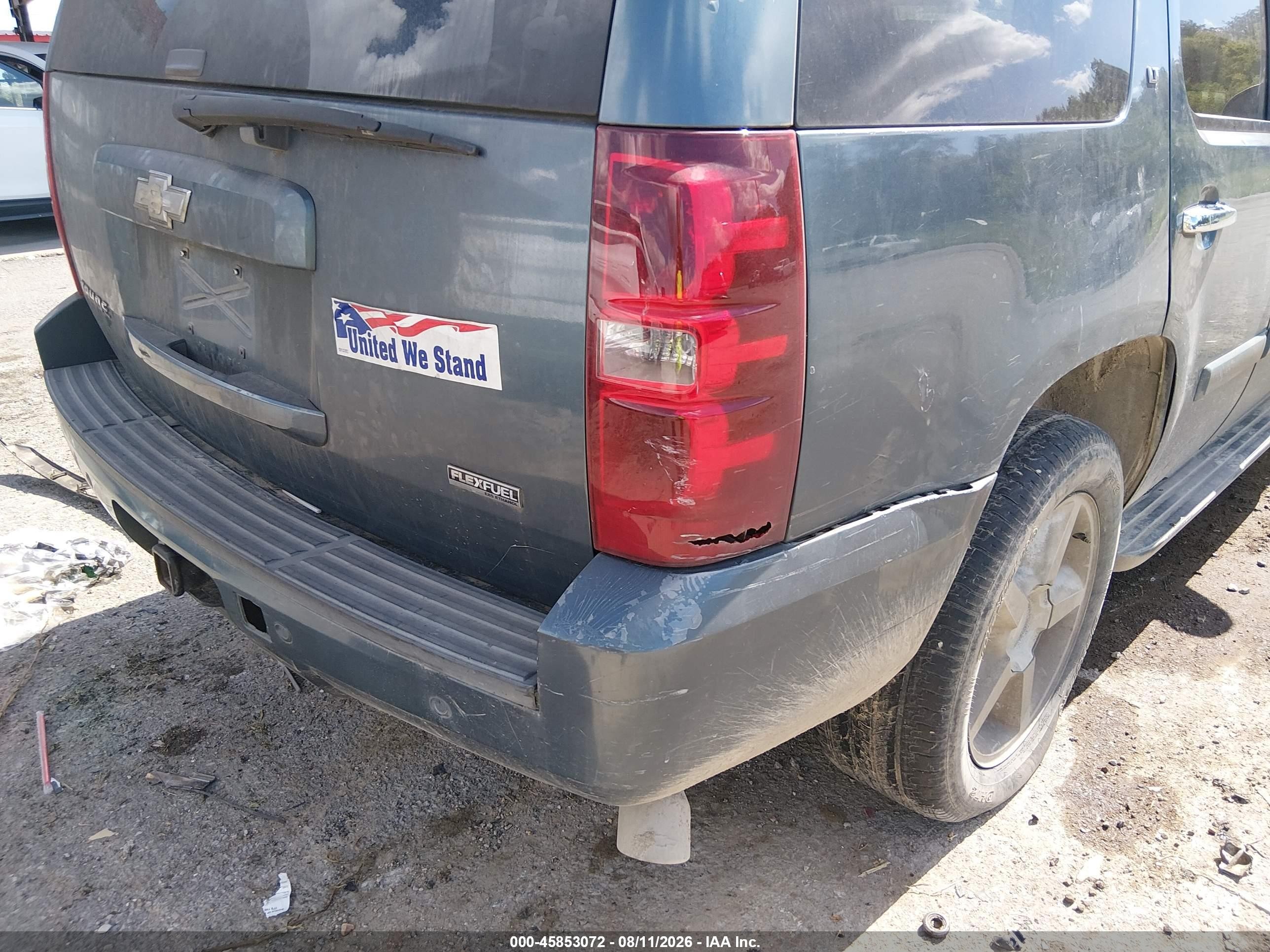 2008 Chevrolet Tahoe Lt Light Blue vin: 1GNFC13078R119925