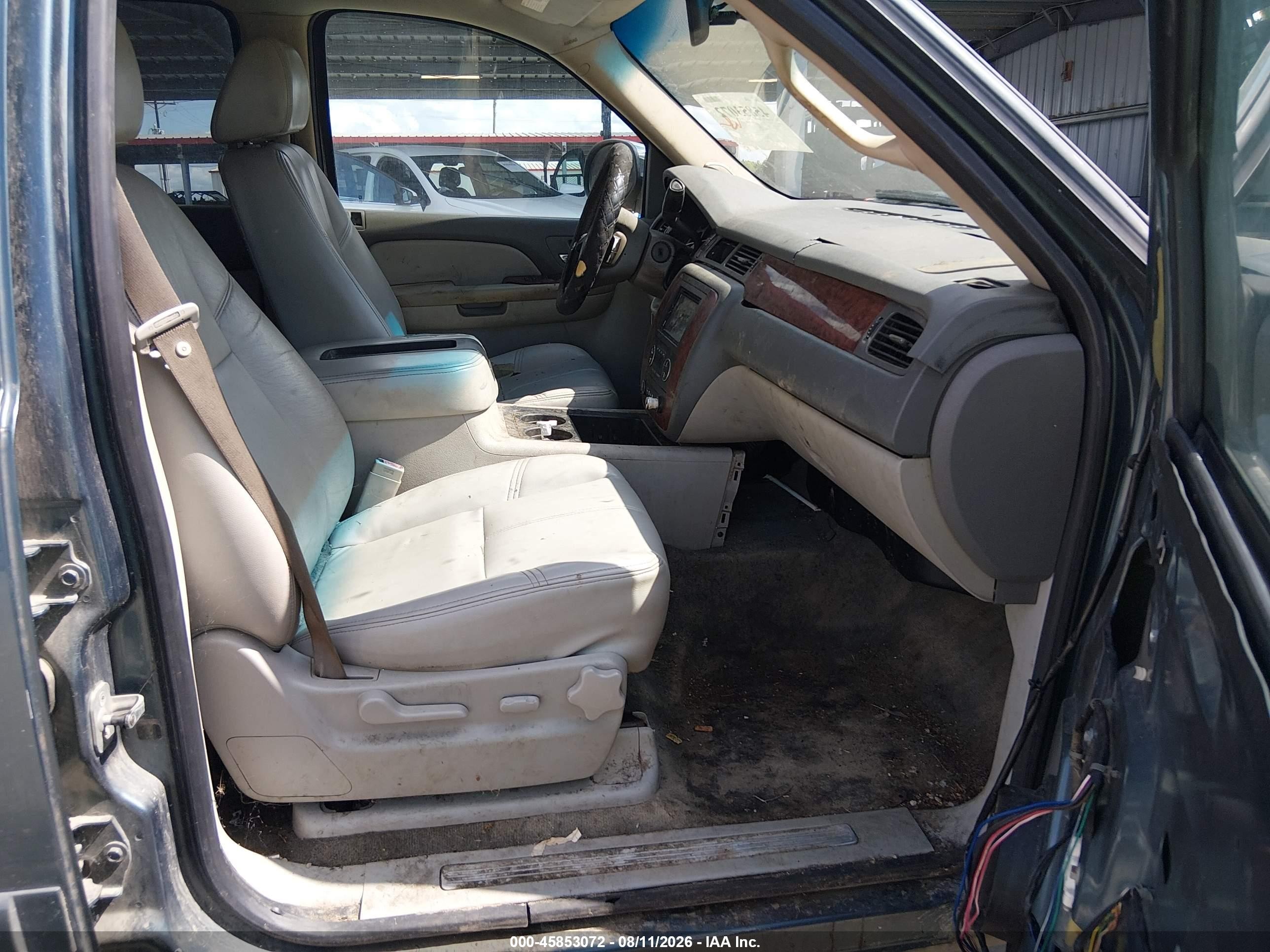 2008 Chevrolet Tahoe Lt Light Blue vin: 1GNFC13078R119925