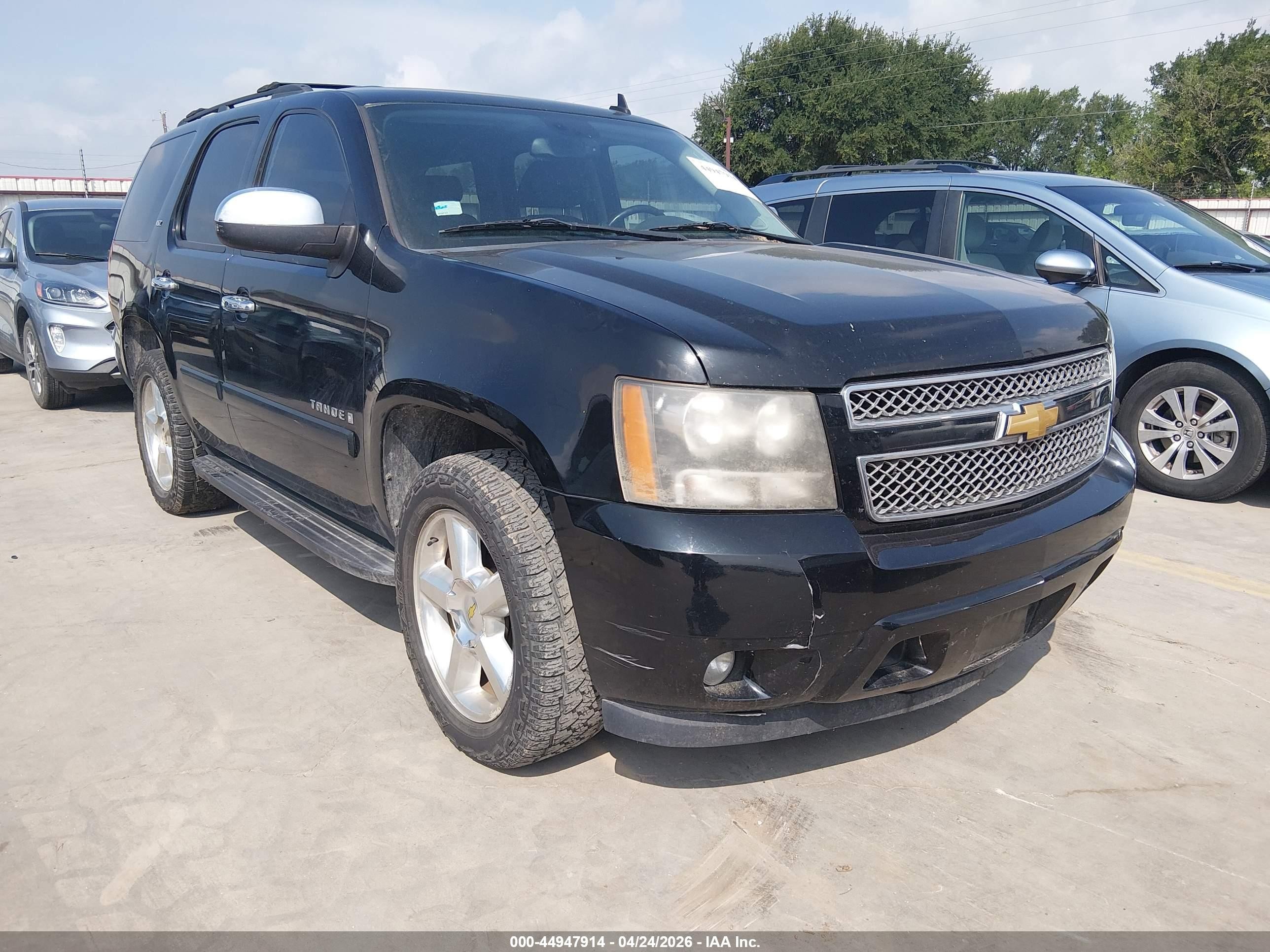 2008 Chevrolet Tahoe Ltz Черный vin: 1GNFC13078R219345
