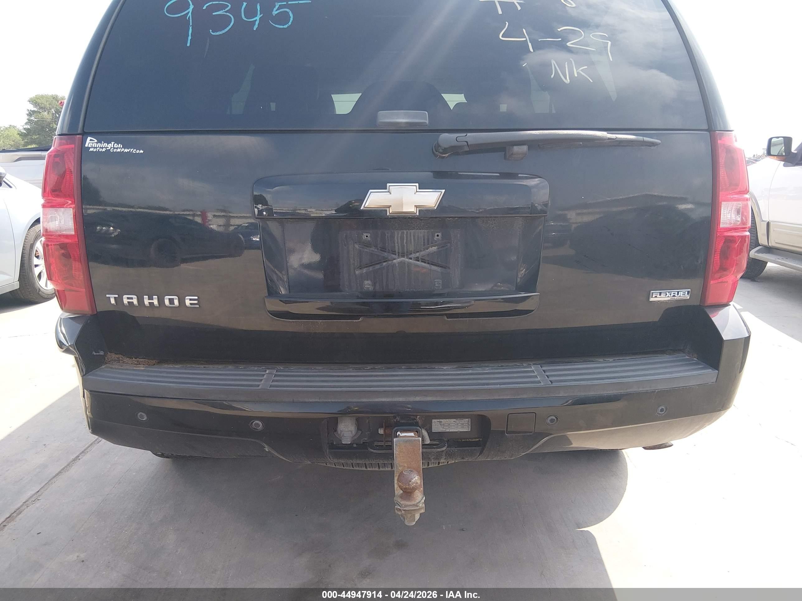 2008 Chevrolet Tahoe Ltz Черный vin: 1GNFC13078R219345