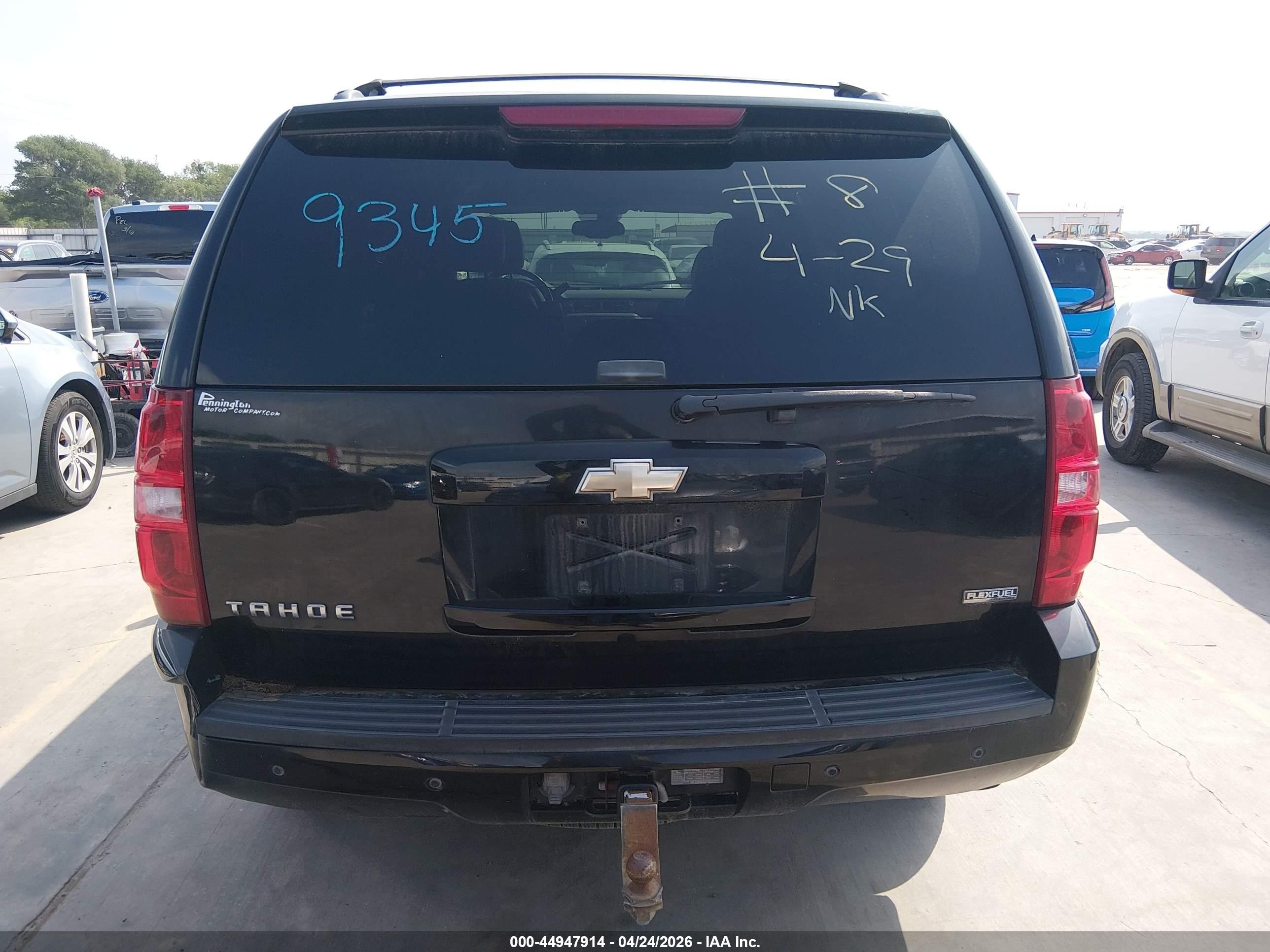 2008 Chevrolet Tahoe Ltz Черный vin: 1GNFC13078R219345